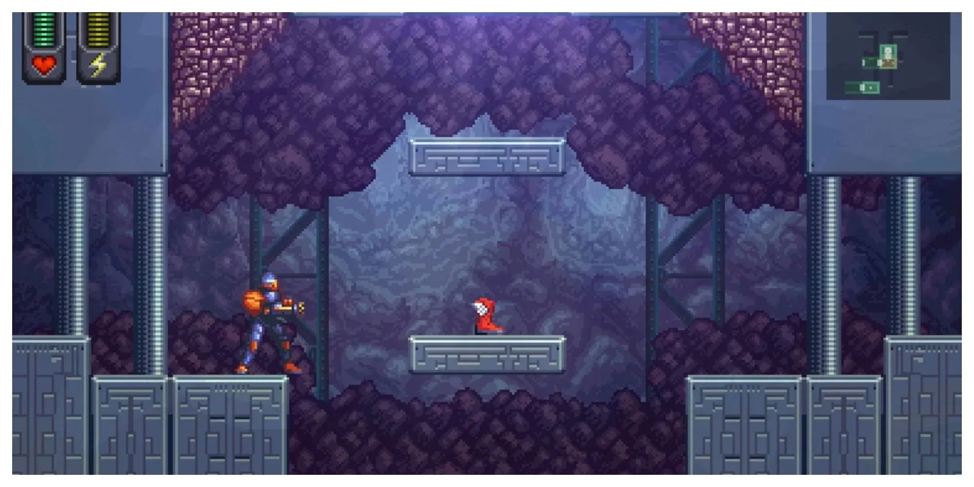 A Robot Named Fight - một Roguevania thuần túy kết hợp Super Metroid và yếu tố kinh dị cơ thể.