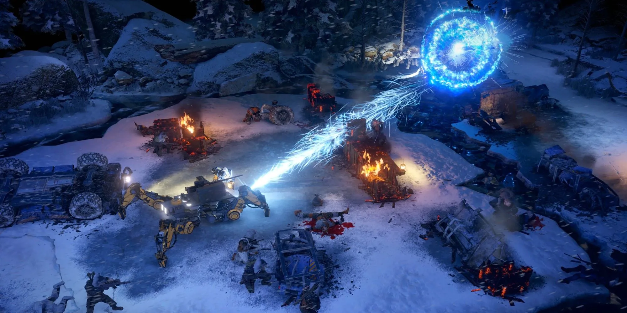 Cảnh chiến đấu trong Wasteland 3