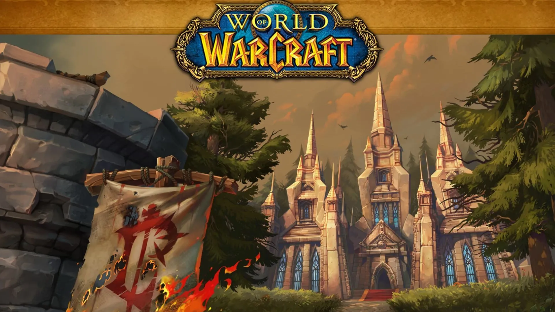 Hình ảnh raid Scarlet Monastery trong World of Warcraft Season of Discovery, một trong nhiều hoạt động đa dạng của game