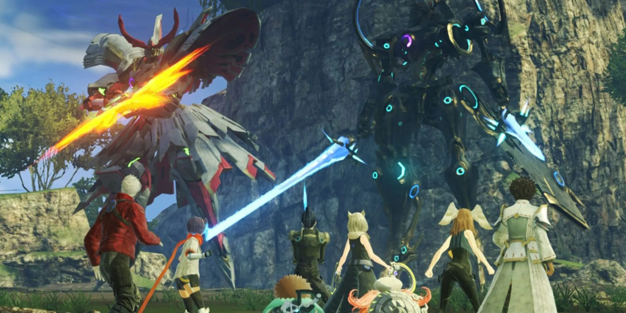 Nhóm nhân vật chính trong tựa game JRPG Xenoblade Chronicles 3.