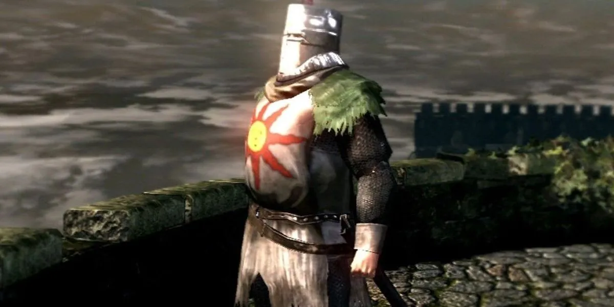 NPC Solaire of Astora, một nhân vật bí ẩn trong thế giới Dark Souls với những lời thoại ẩn ý
