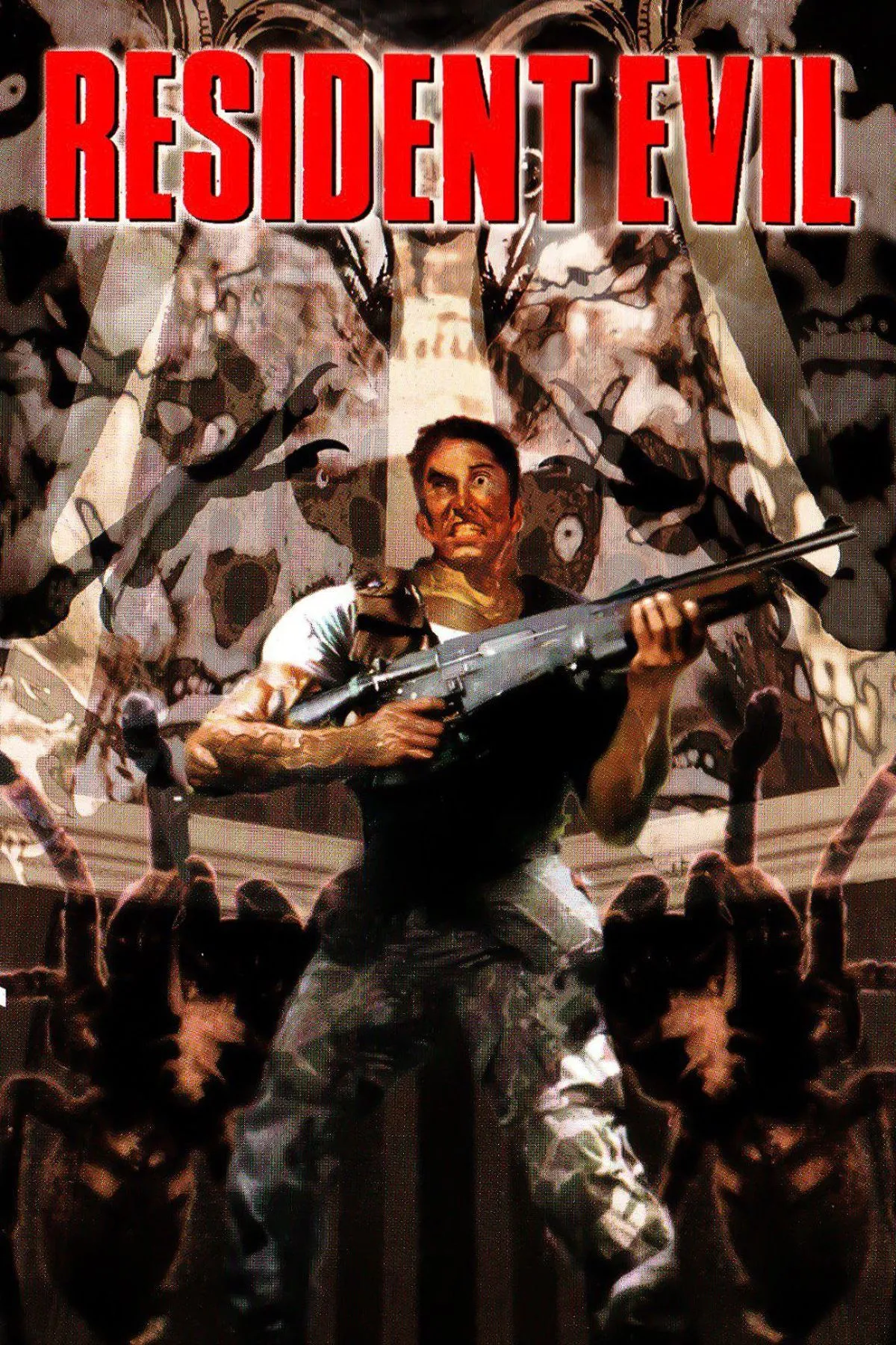 Ảnh bìa gốc của tựa game kinh dị Resident Evil 1 (1996)