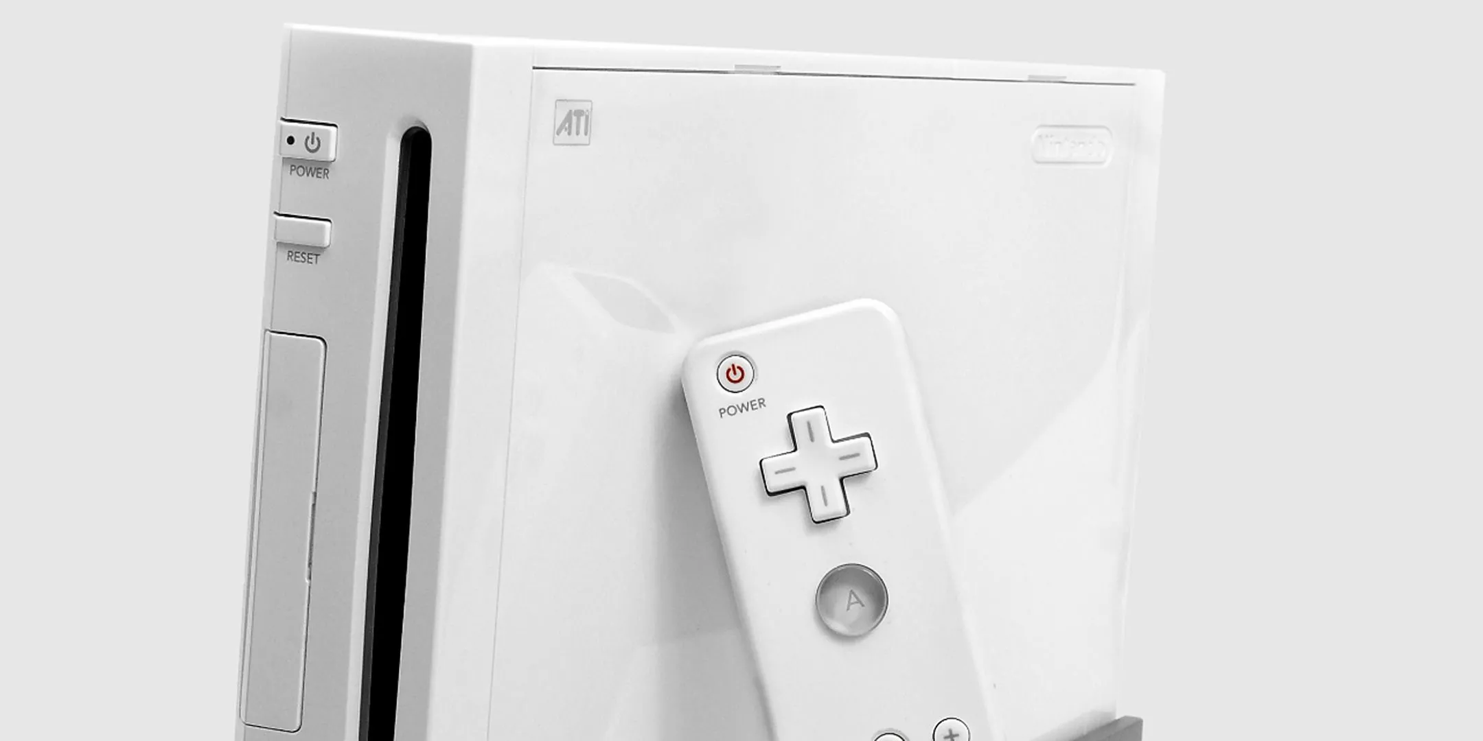Máy chơi game Nintendo Wii màu trắng với bộ điều khiển Wii Remote