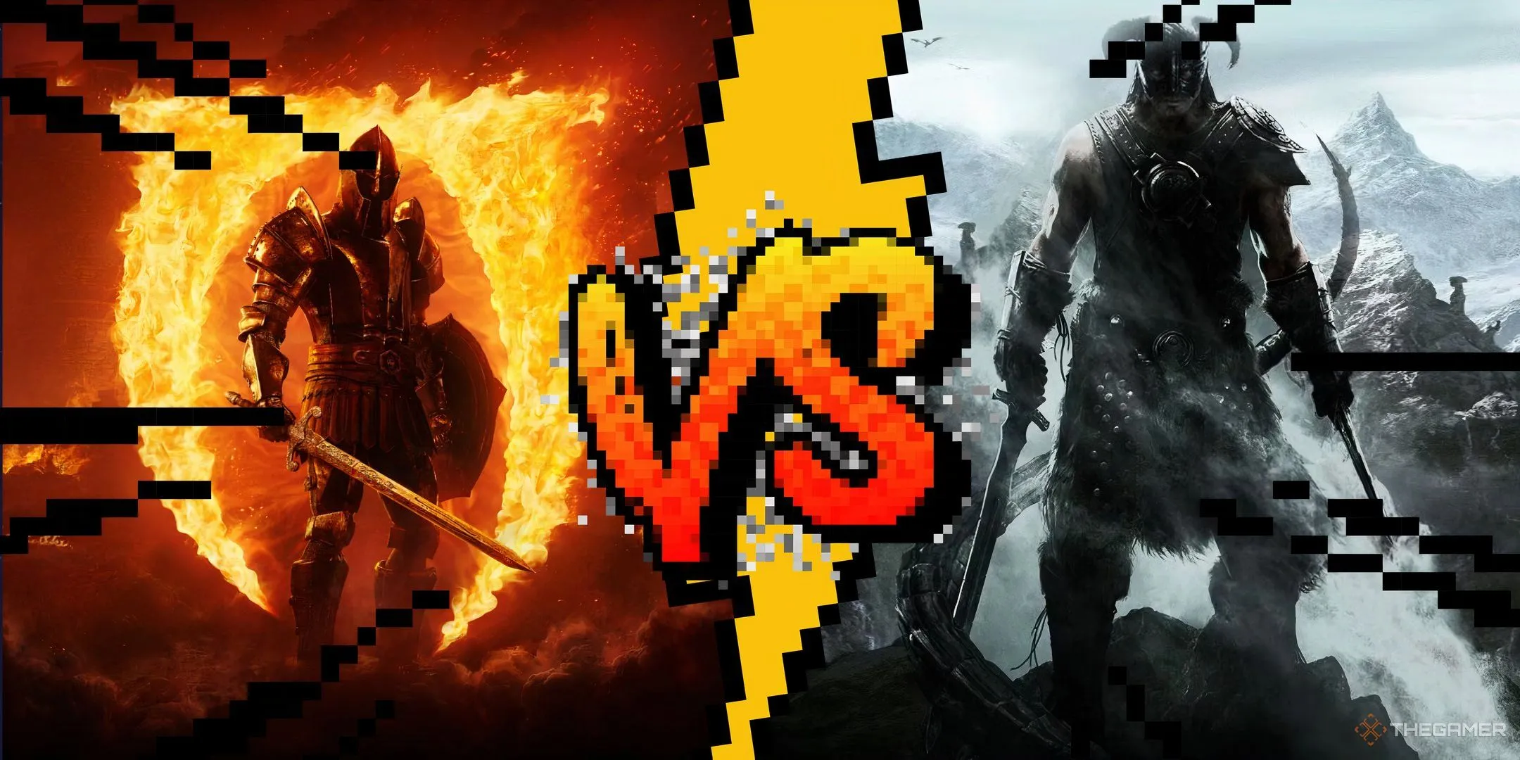 So sánh thế giới mở của Oblivion và Skyrim, hai tựa game trong series Elder Scrolls.