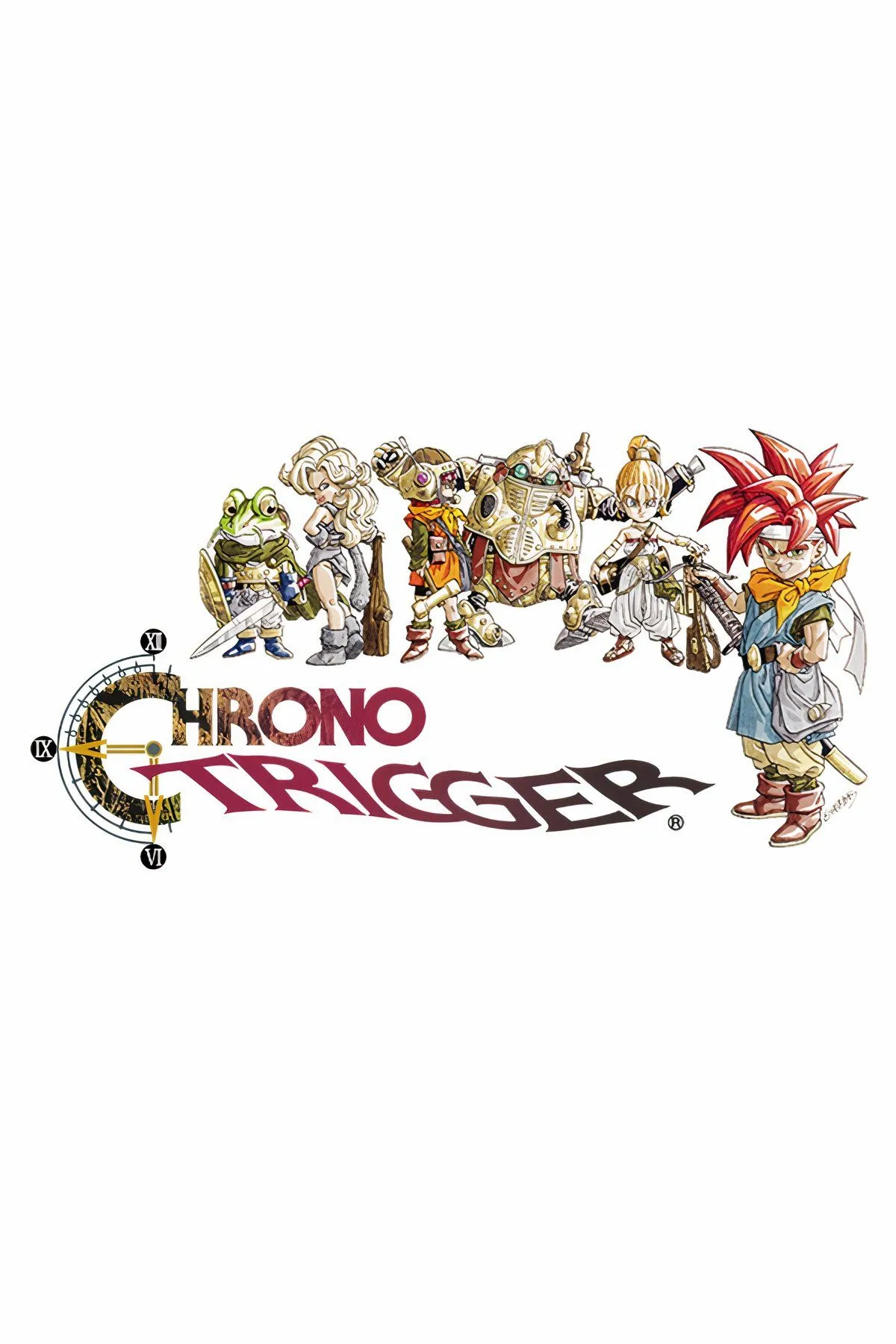 Ảnh bìa tựa game Chrono Trigger, một game nhập vai du hành thời gian nổi tiếng của Square Enix