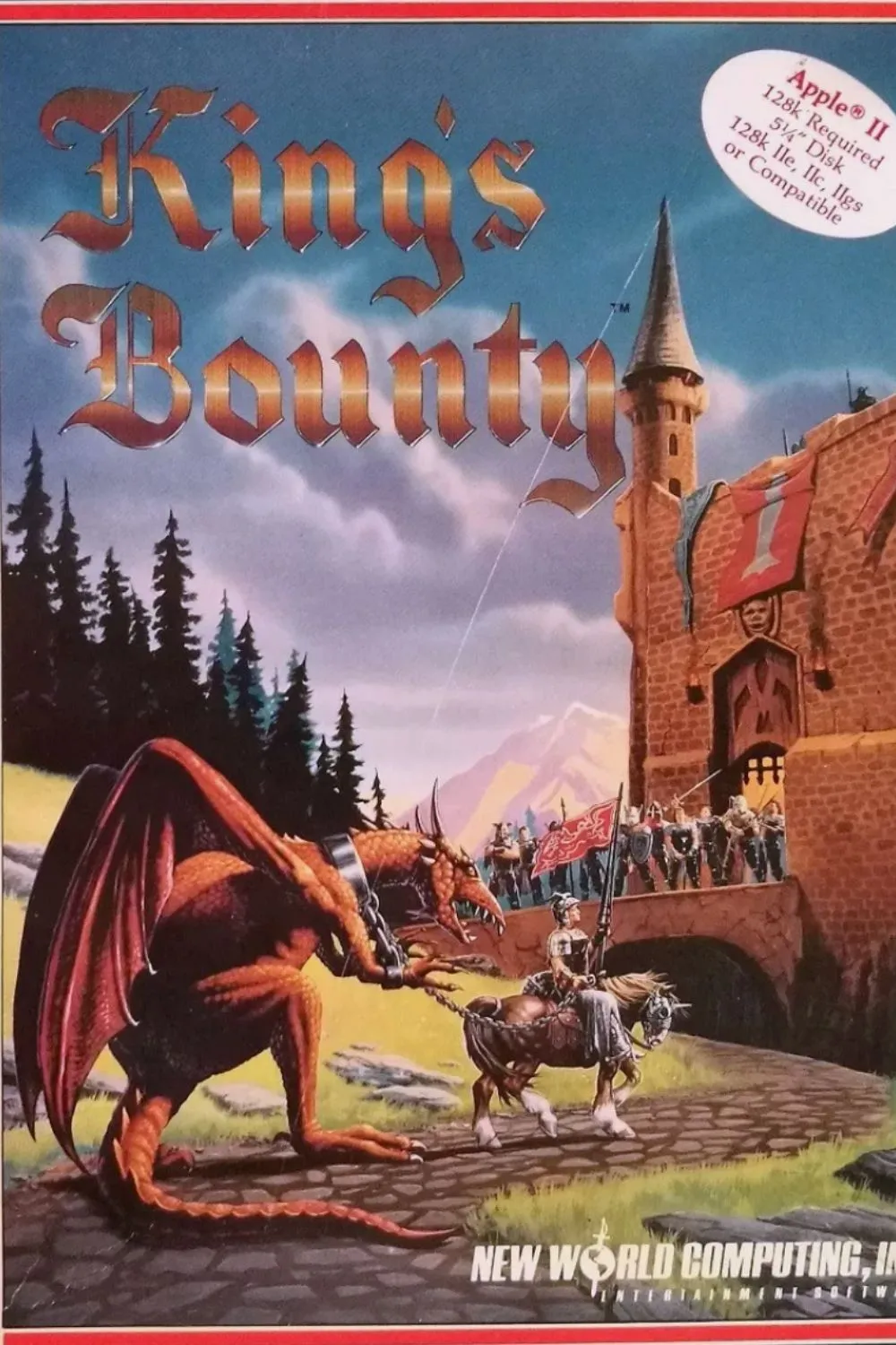 Bìa game King's Bounty: The Conqueror's Quest, tựa RPG chiến thuật turn-based được remake năm 1990