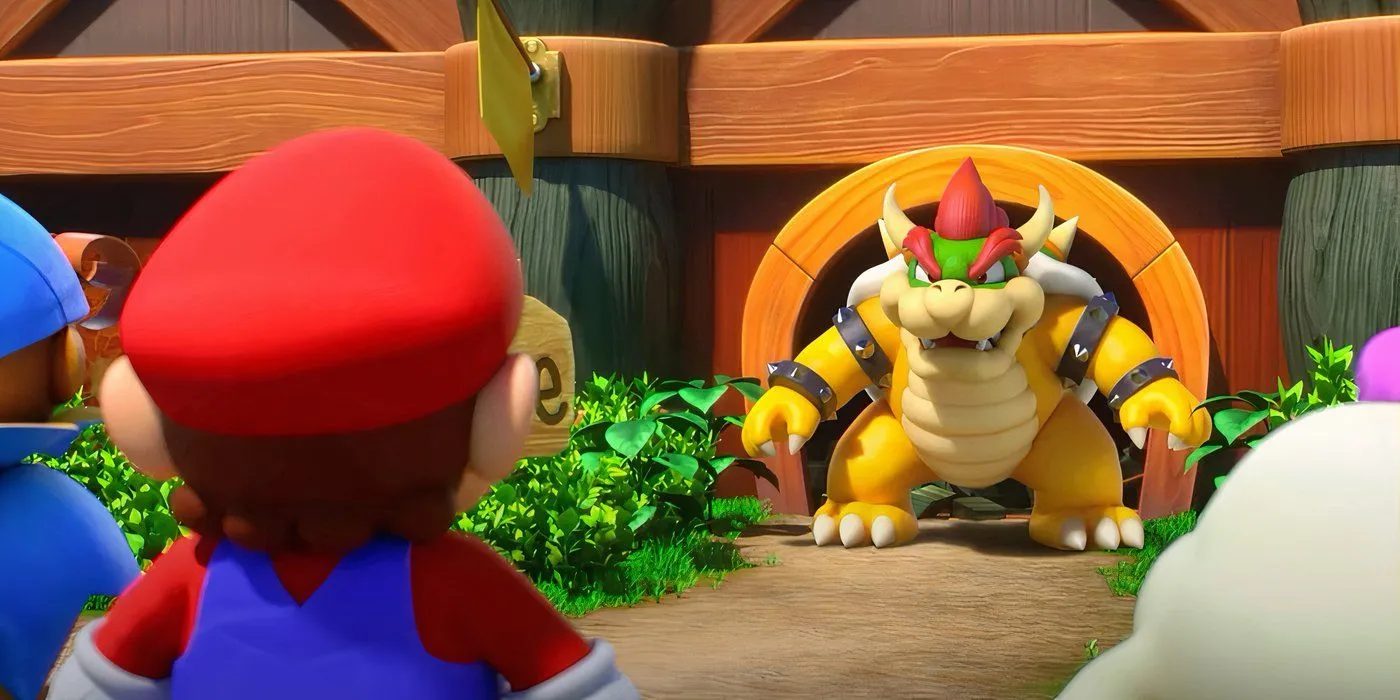Bowser gia nhập đội Mario và đồng đội trong Super Mario RPG Remake