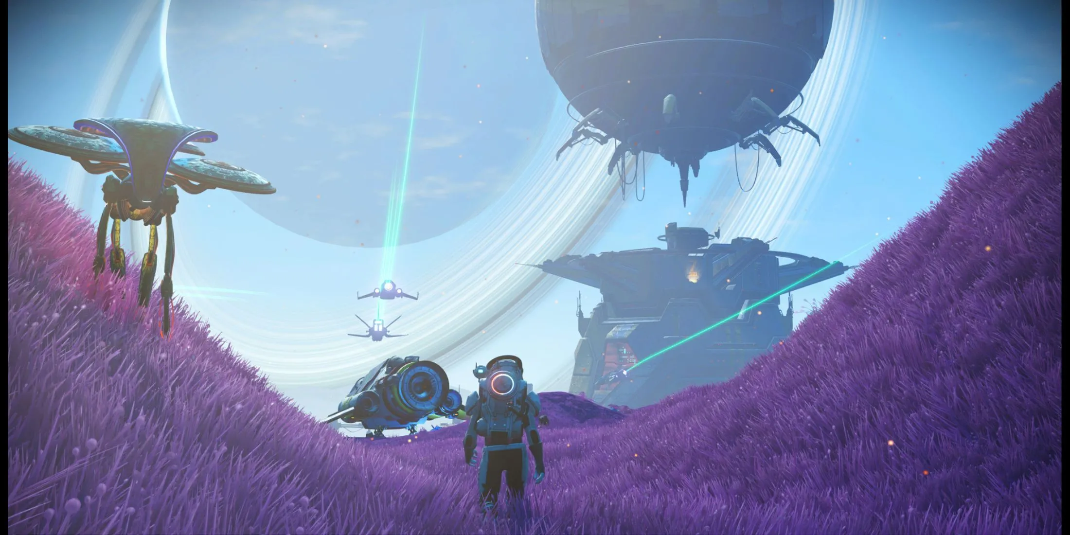 Căn cứ và tàu người chơi trên hành tinh No Man's Sky