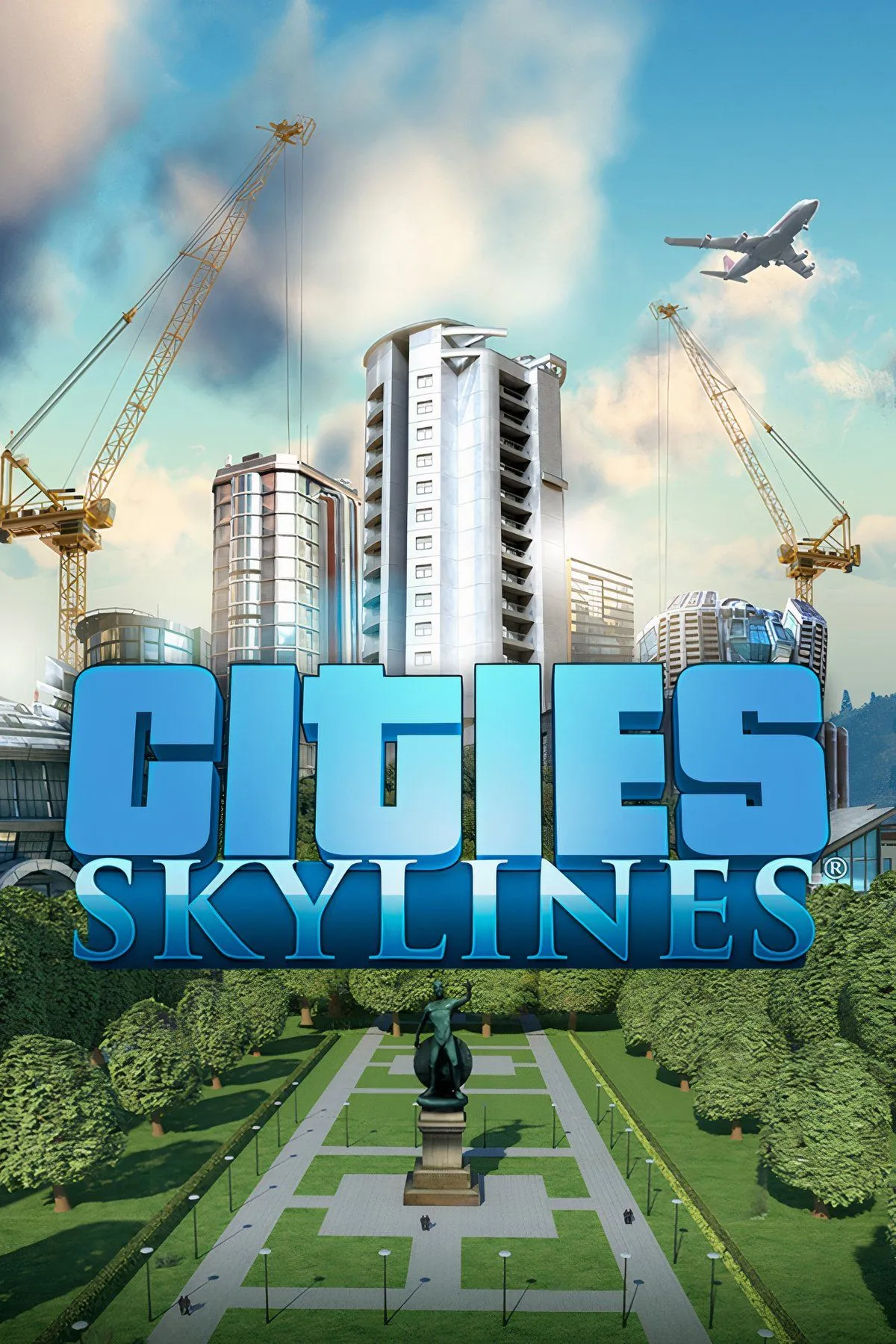 Cảnh quan thành phố phức tạp trong Cities: Skylines, cho thấy tiềm năng của việc quản lý đô thị trong kịch bản đại dịch zombie.
