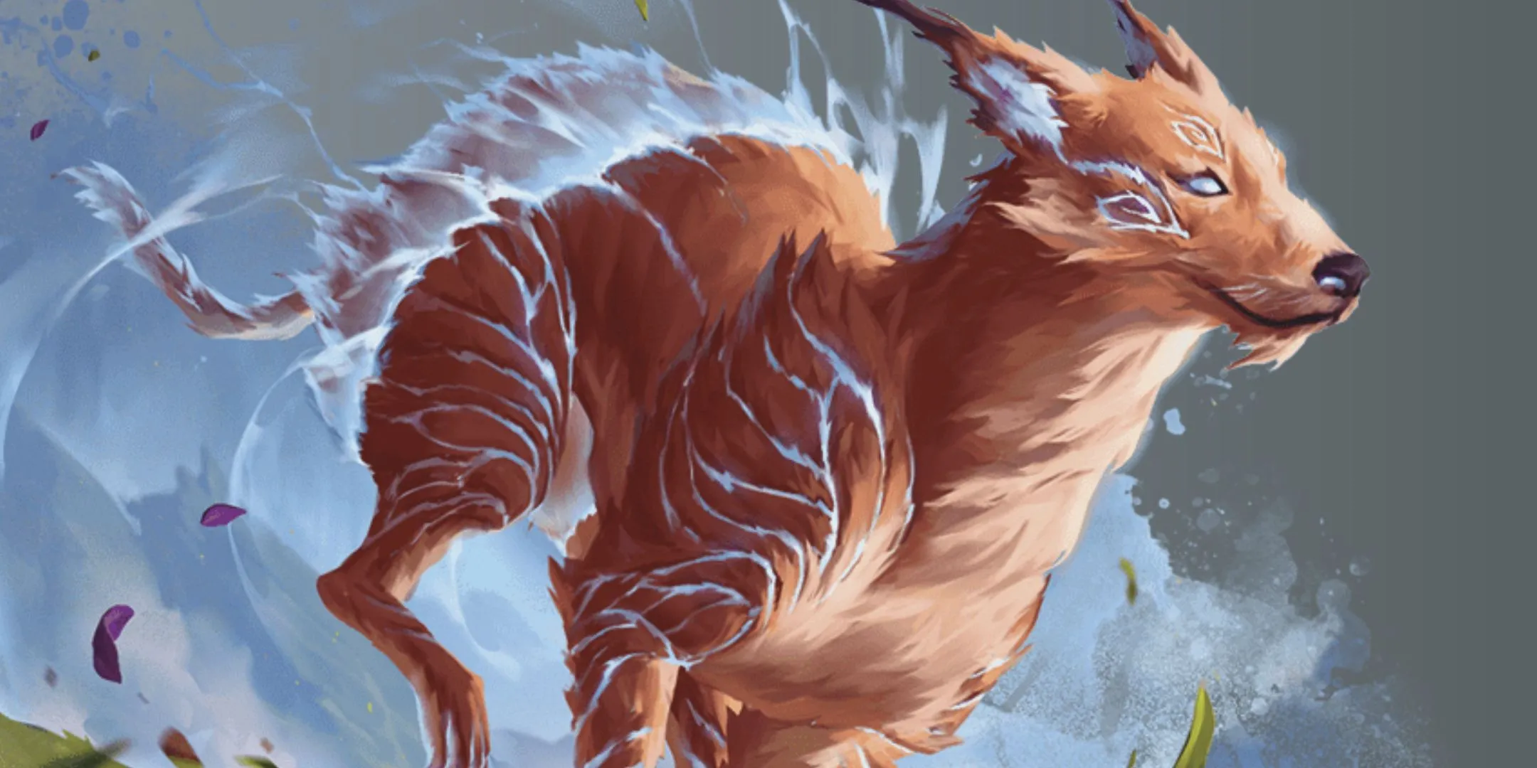 Chó Blink đang lao tới với năng lượng phép thuật bao phủ, một sinh vật trong Dungeons &amp; Dragons.