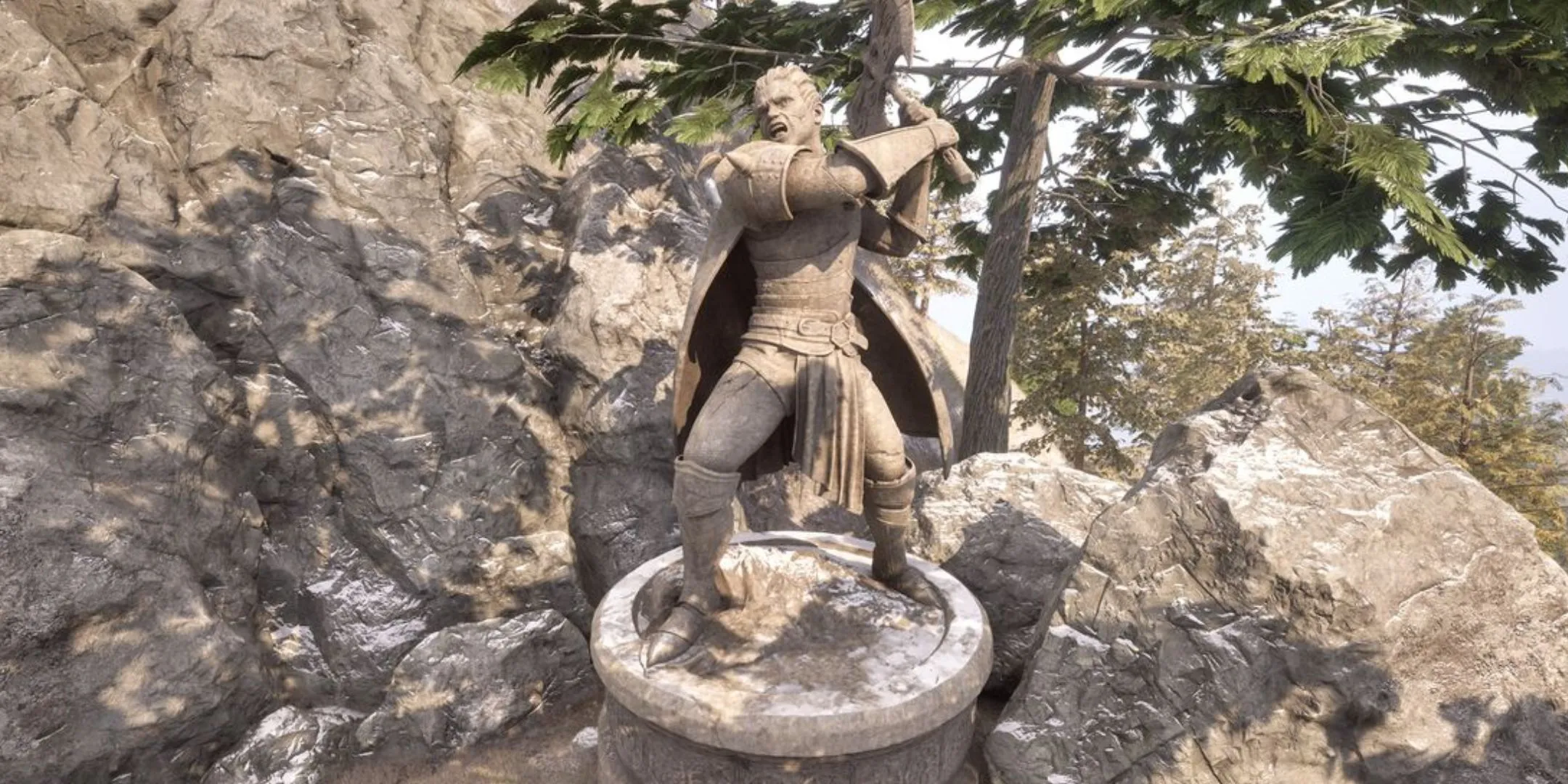 Đền thờ Boethia trong Oblivion Remastered, biểu tượng của sự tàn bạo, lừa dối và thử thách chết người.