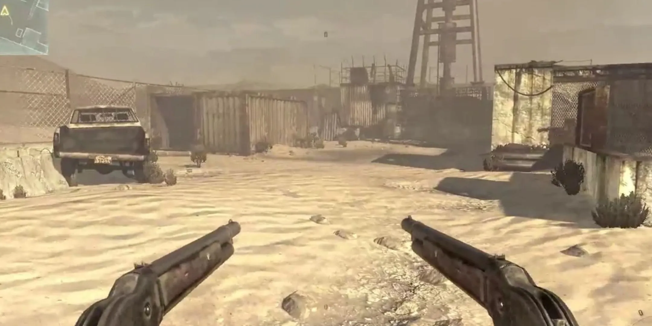 Game thủ sử dụng hai khẩu Model 1887 trong Call of Duty: Modern Warfare 2, minh họa vũ khí OP gây mất cân bằng game