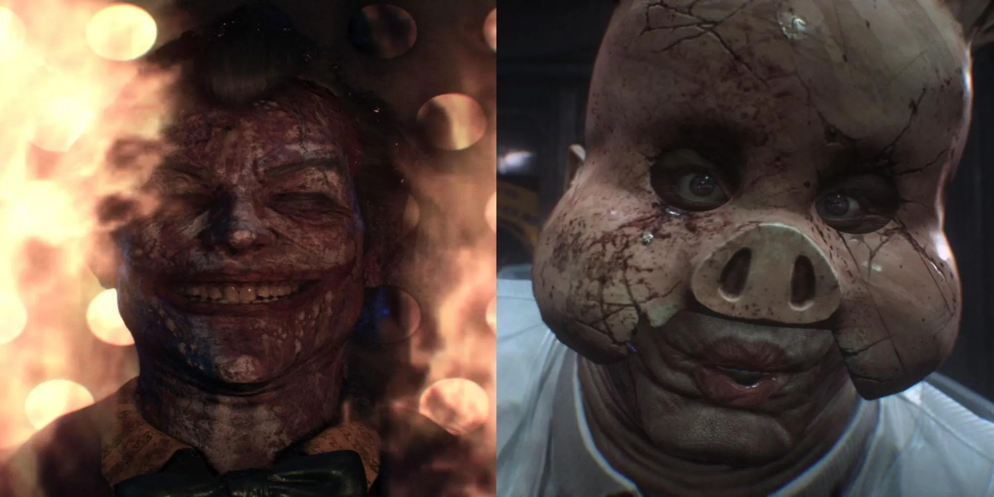 Hai kẻ phản diện khét tiếng Joker và Professor Pyg trong vũ trụ Batman Arkham.