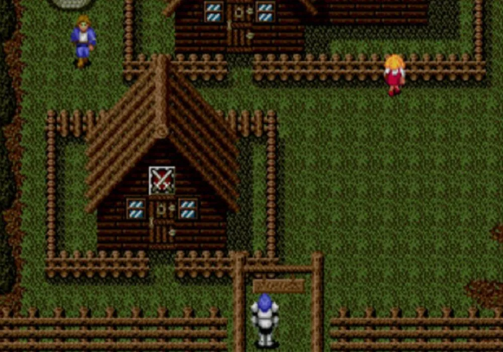 Hình ảnh gameplay từ tựa JRPG cổ điển Sword of Vermilion.