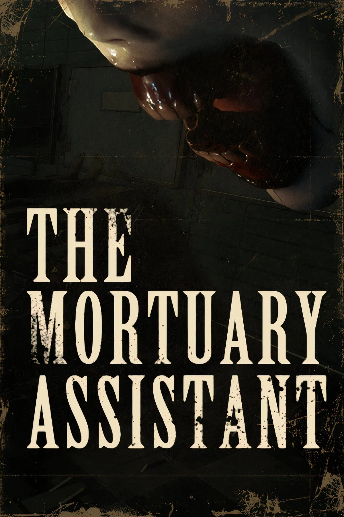 Hình ảnh một góc phòng ướp xác trong game The Mortuary Assistant với ánh sáng mờ ảo
