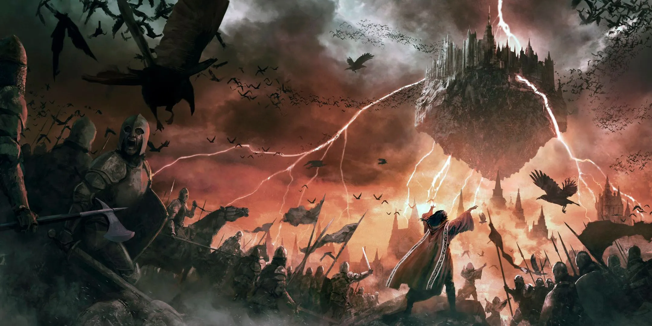 Hình ảnh nghệ thuật chính thức từ series Malazan Book of the Fallen, thể hiện quy mô và độ phức tạp của thế giới giả tưởng này.