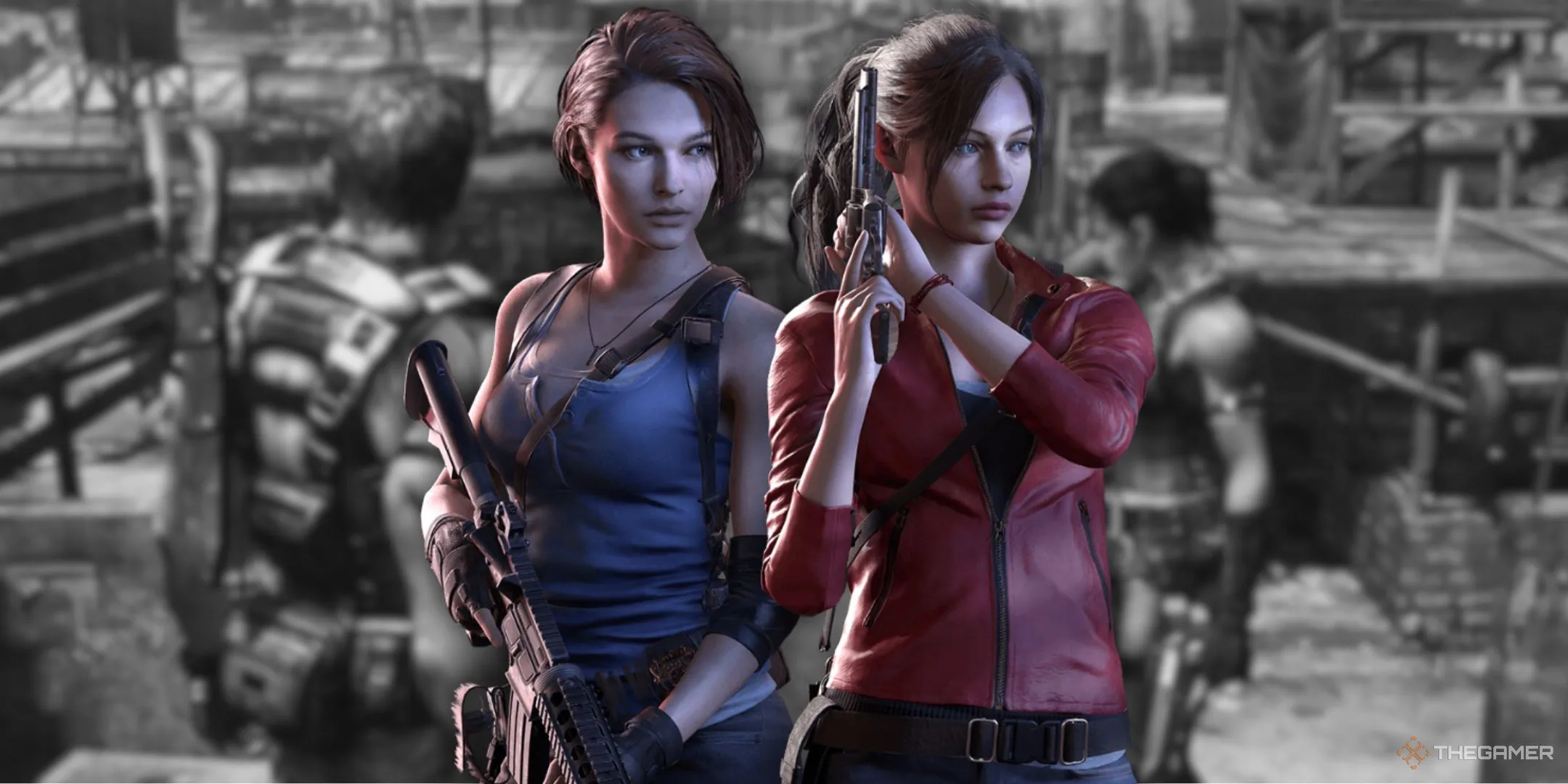 Jill Valentine và Claire Redfield, hai biểu tượng nữ anh hùng của Resident Evil.