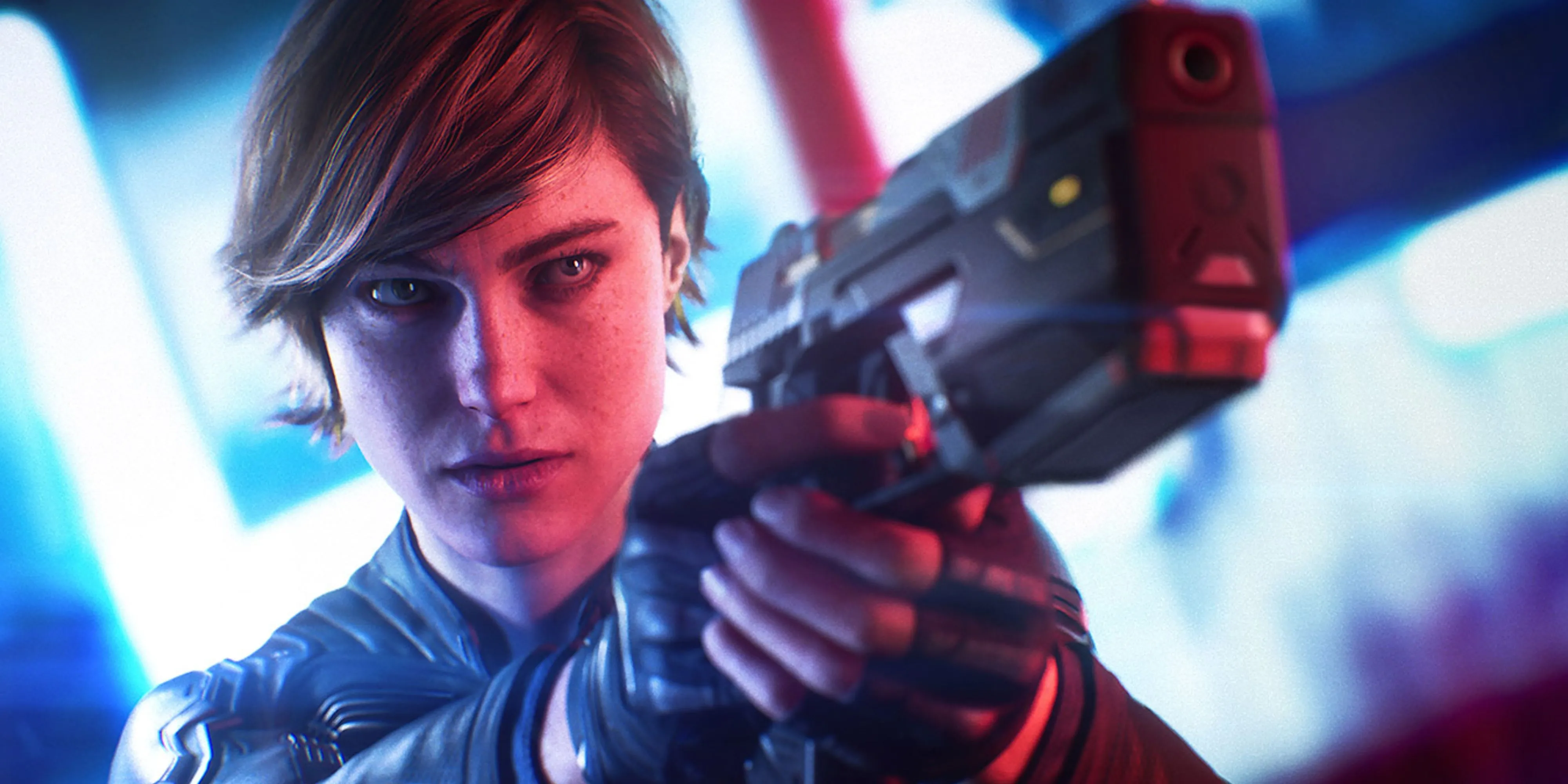 Joanna Dark trong bản Perfect Dark reboot, một game hành động lén lút.