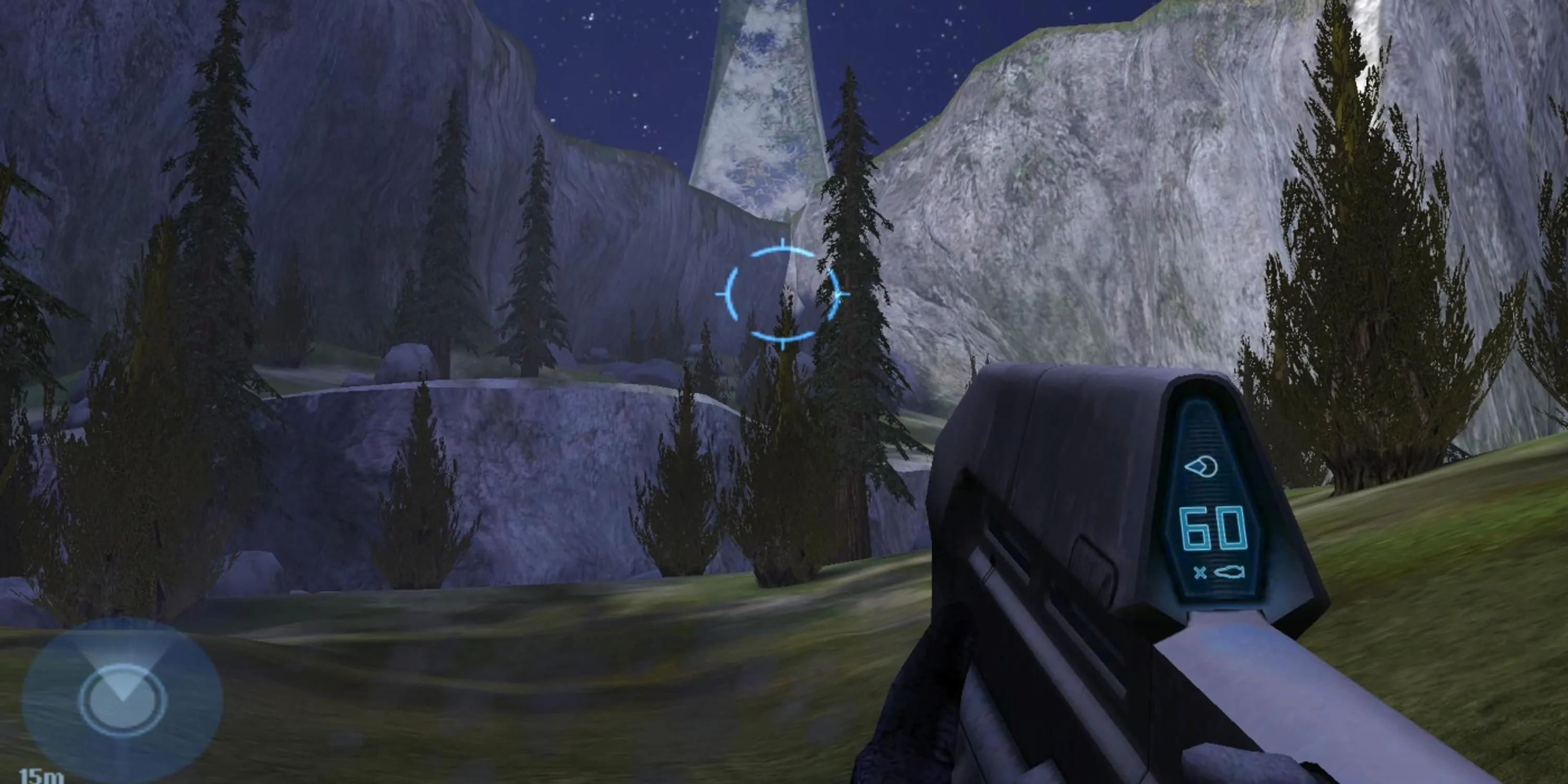 Khung cảnh hùng vĩ và bí ẩn của Halo Ring trong game bắn súng góc nhìn thứ nhất Halo Combat Evolved