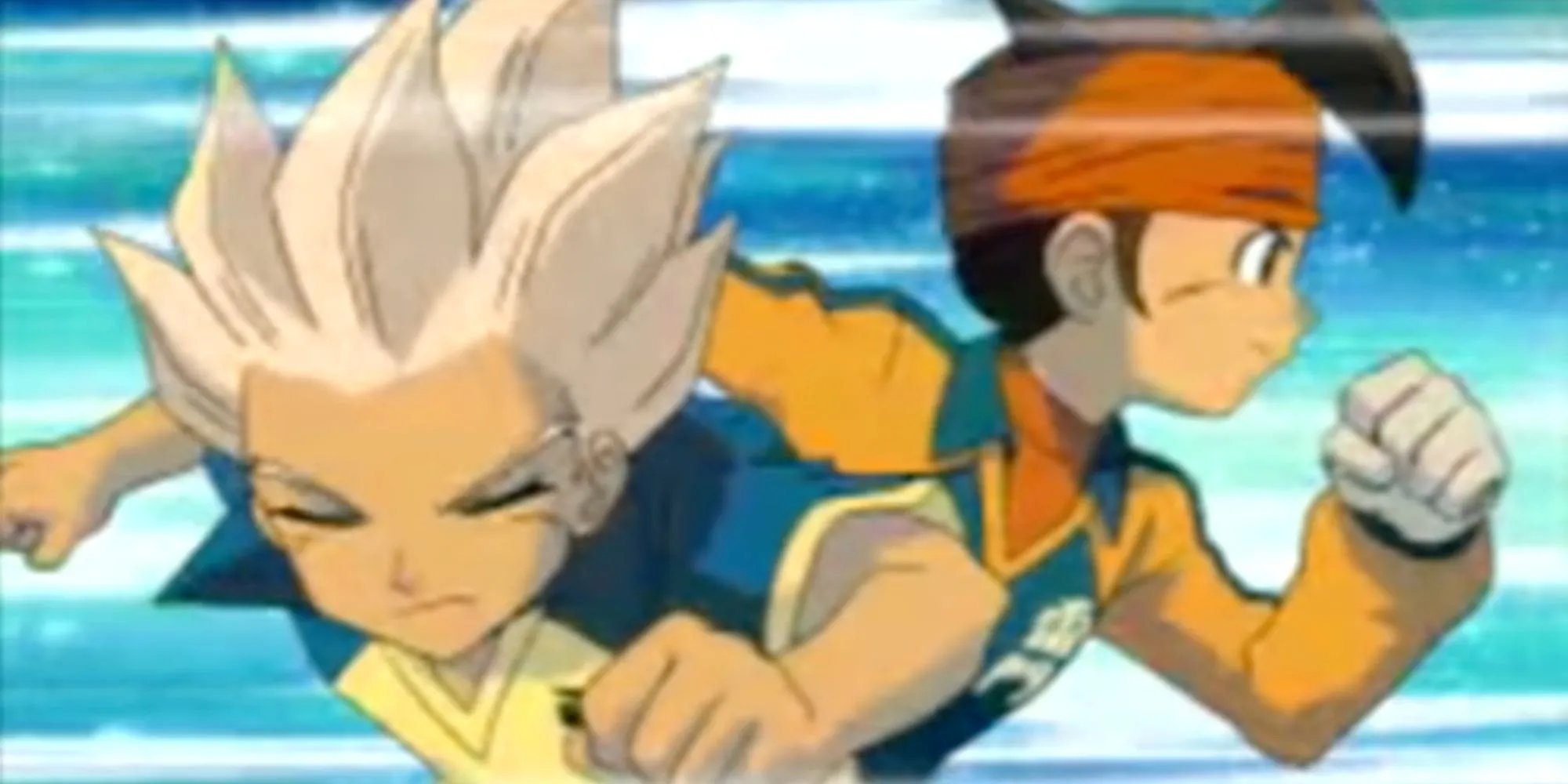 Màn hình giới thiệu mở đầu game nhập vai bóng đá Inazuma Eleven