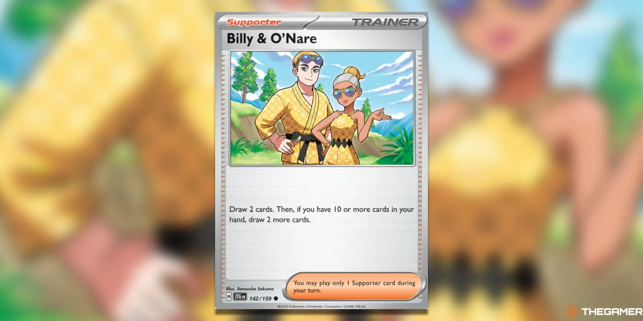 Một thẻ Huấn Luyện (Trainer card) từ bộ Journey Together của Pokemon TCG, minh họa cho loại thẻ bài hỗ trợ trong game.