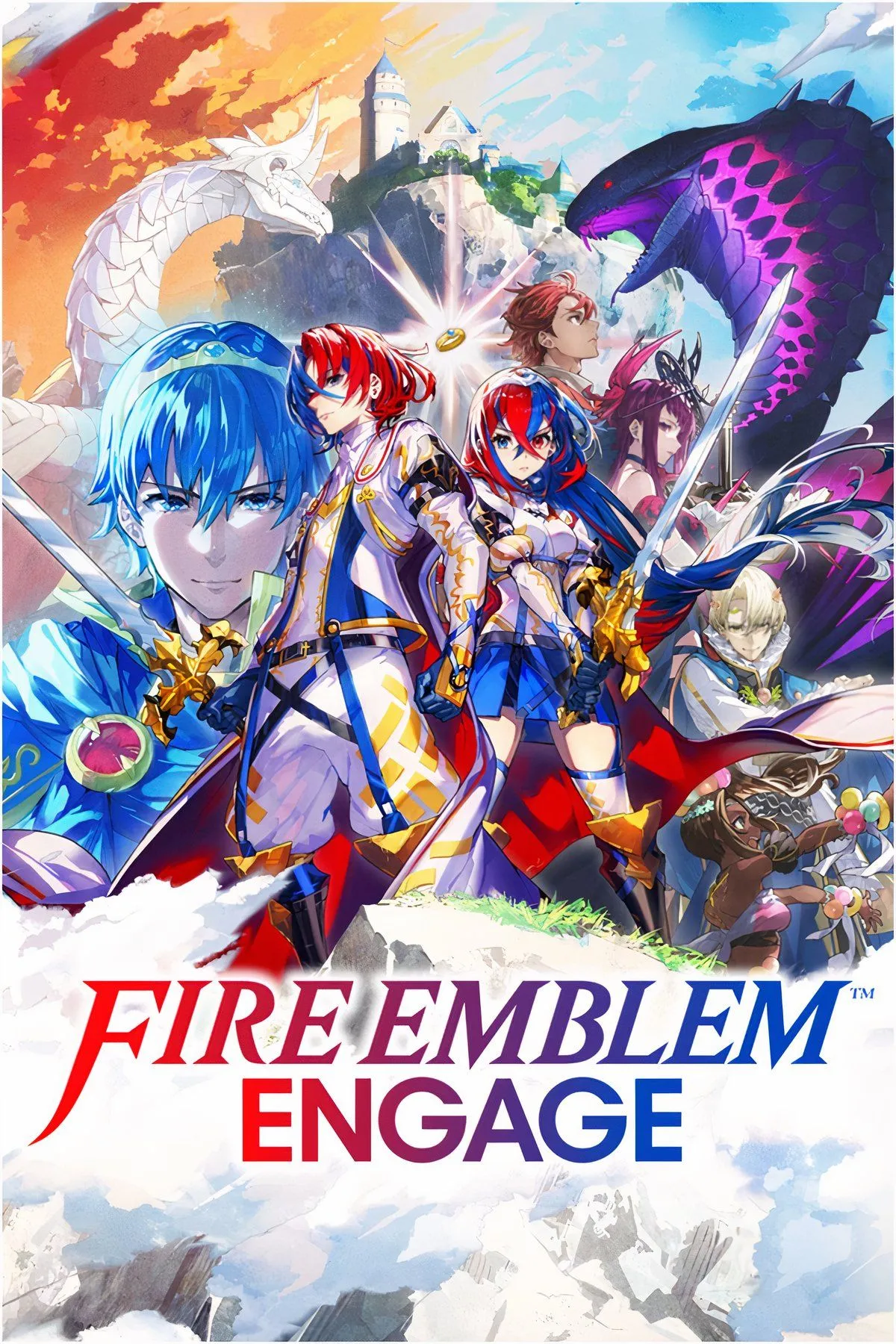 Nhân vật chính Alear và các đồng minh trong Fire Emblem Engage chuẩn bị cho trận đánh chiến thuật theo lượt