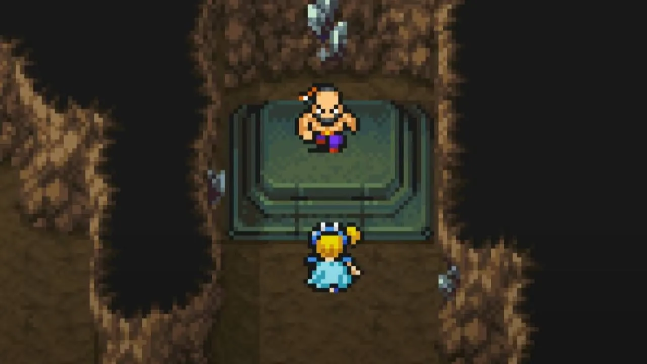 Quái vật The Djinn trong Hang Động Bị Phong Ấn ở Final Fantasy 3.