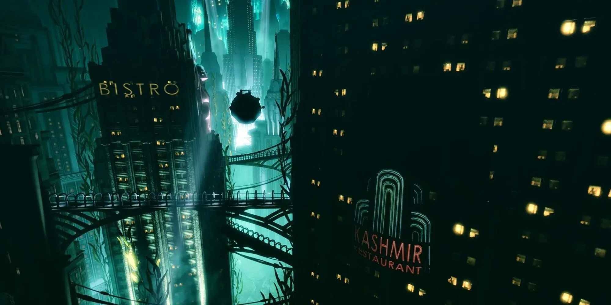 Rapture, thành phố viễn tưởng dưới đáy biển trong BioShock.