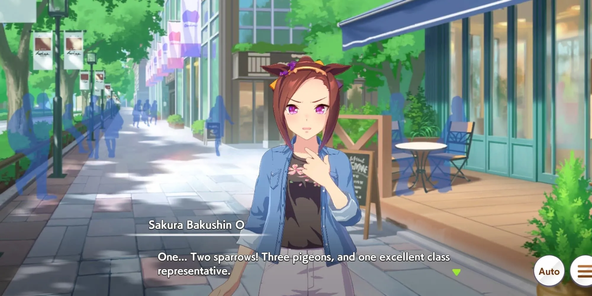 Sakura Bakushin O - nữ thư ký hội học sinh mạnh mẽ của Tracen Academy