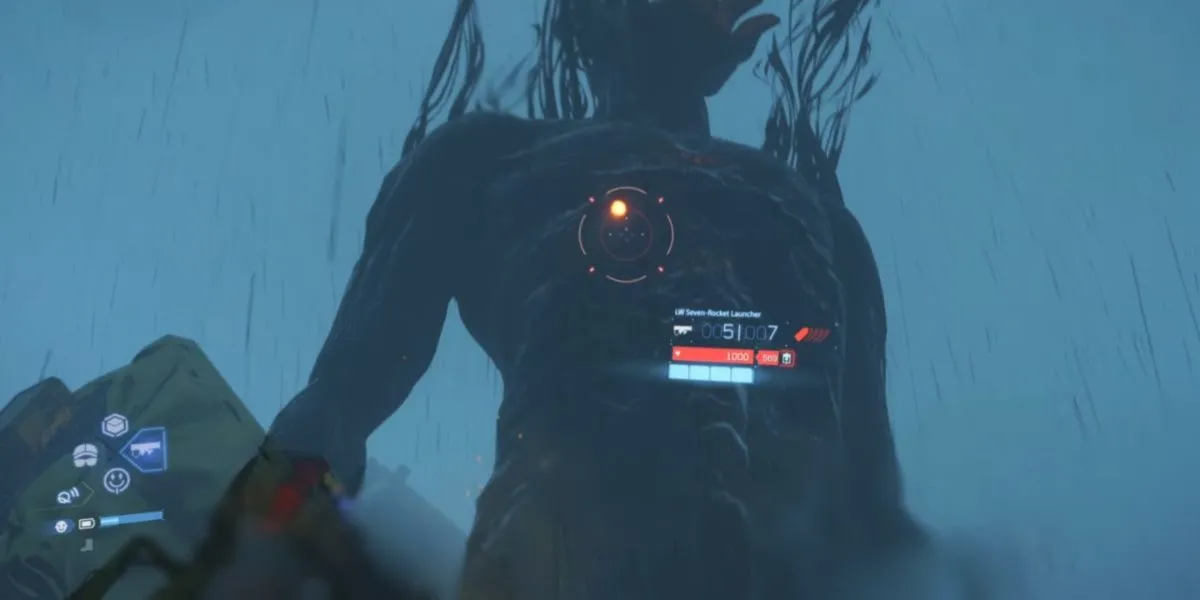 Sam bảo vệ cứ điểm Terminal Fort Knot khỏi Voidout trong Death Stranding 2