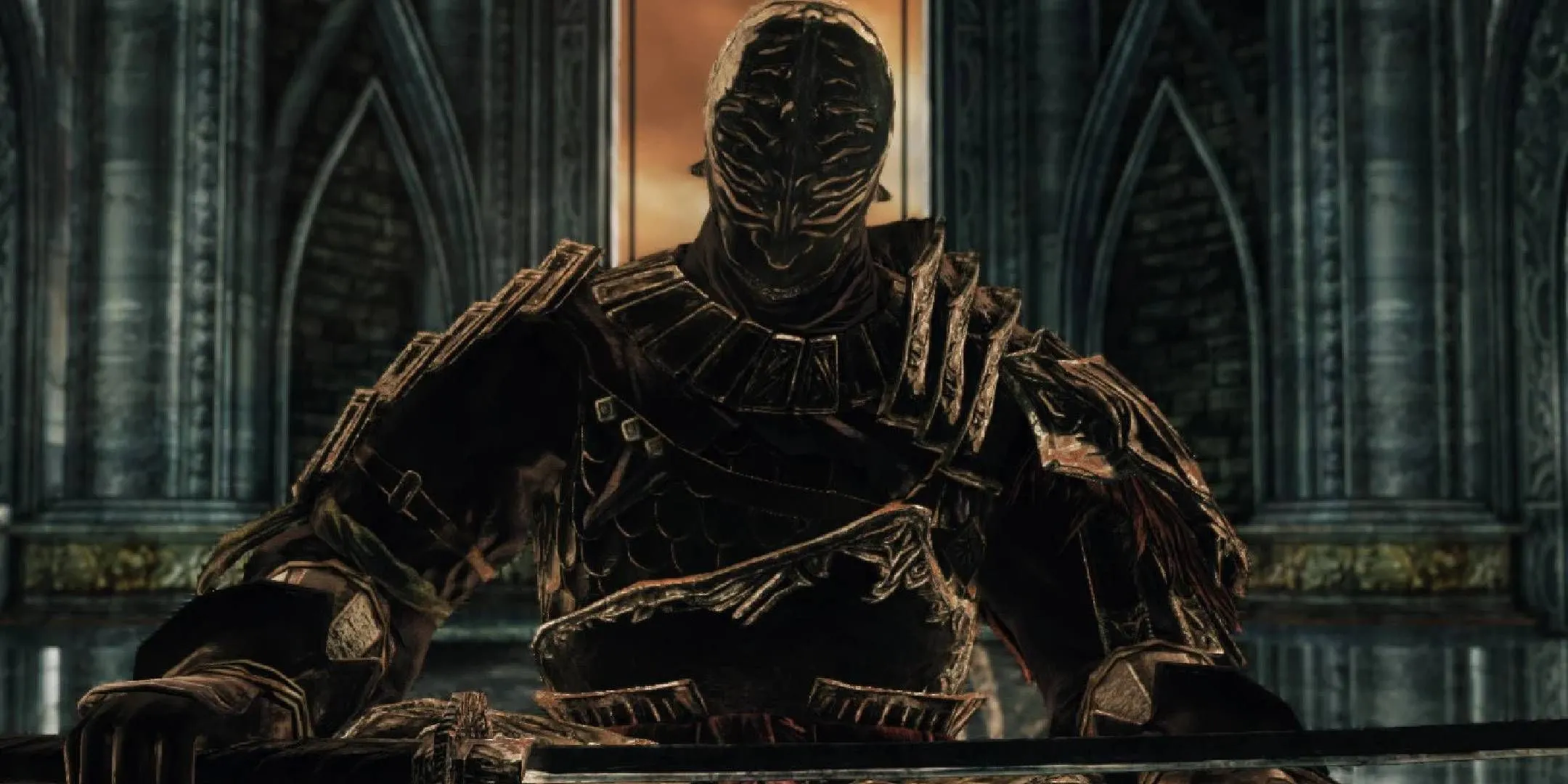Sir Alonne, hiệp sĩ samurai vĩ đại với katana sắc bén, sẵn sàng thách thức game thủ trong Dark Souls 2.