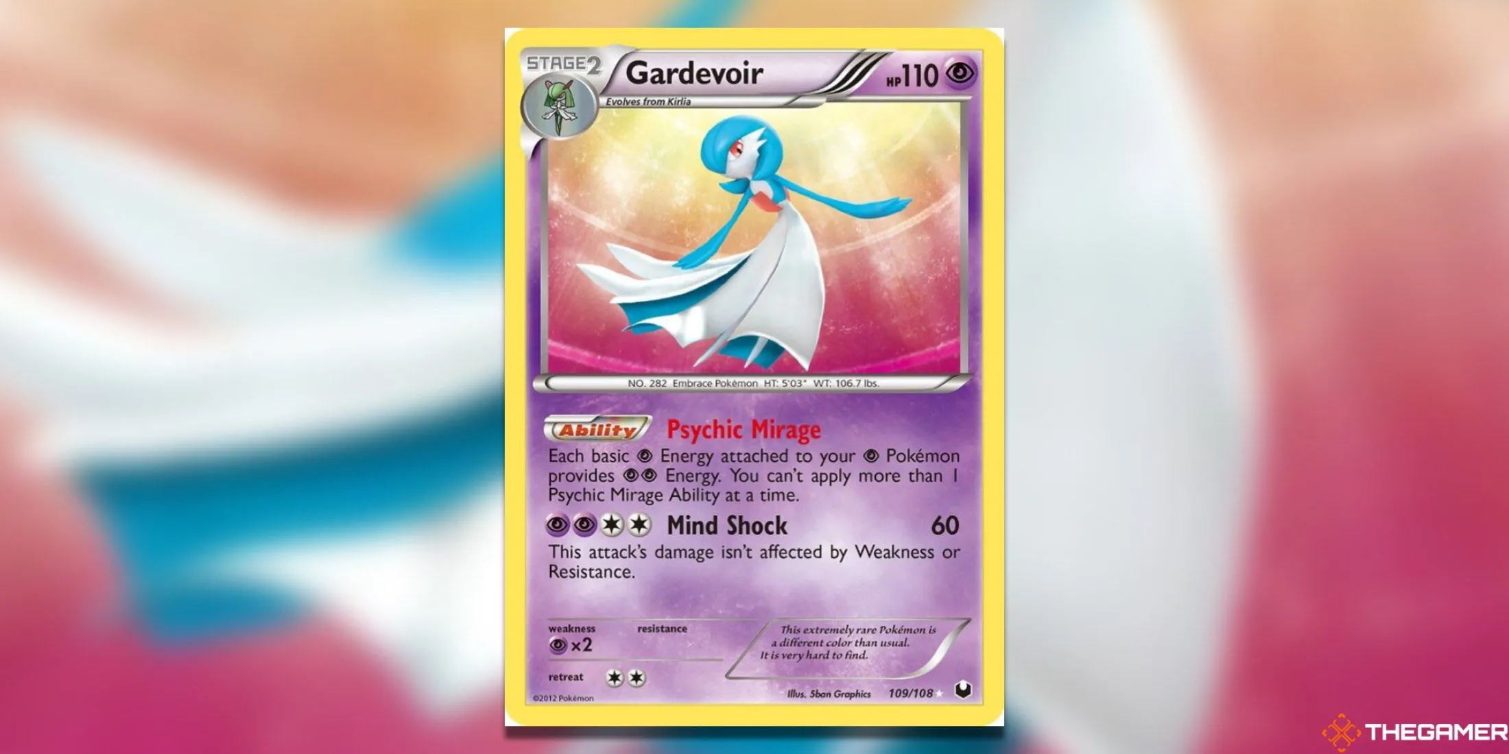 Thẻ bài Gardevoir Shiny Secret Rare từ set Dark Explorers