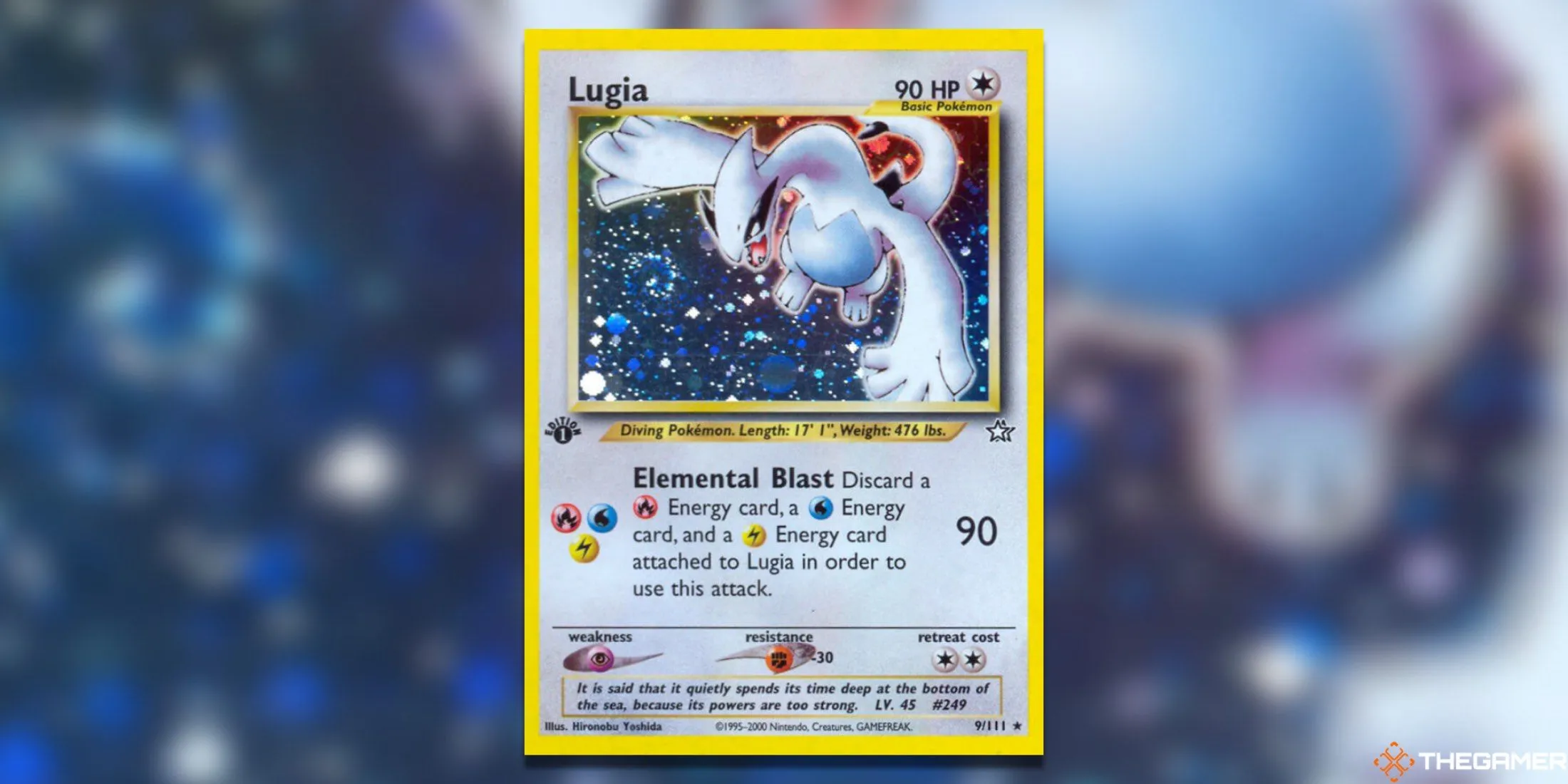 Thẻ bài Pokemon TCG Lugia Neo Genesis Holo Rare.