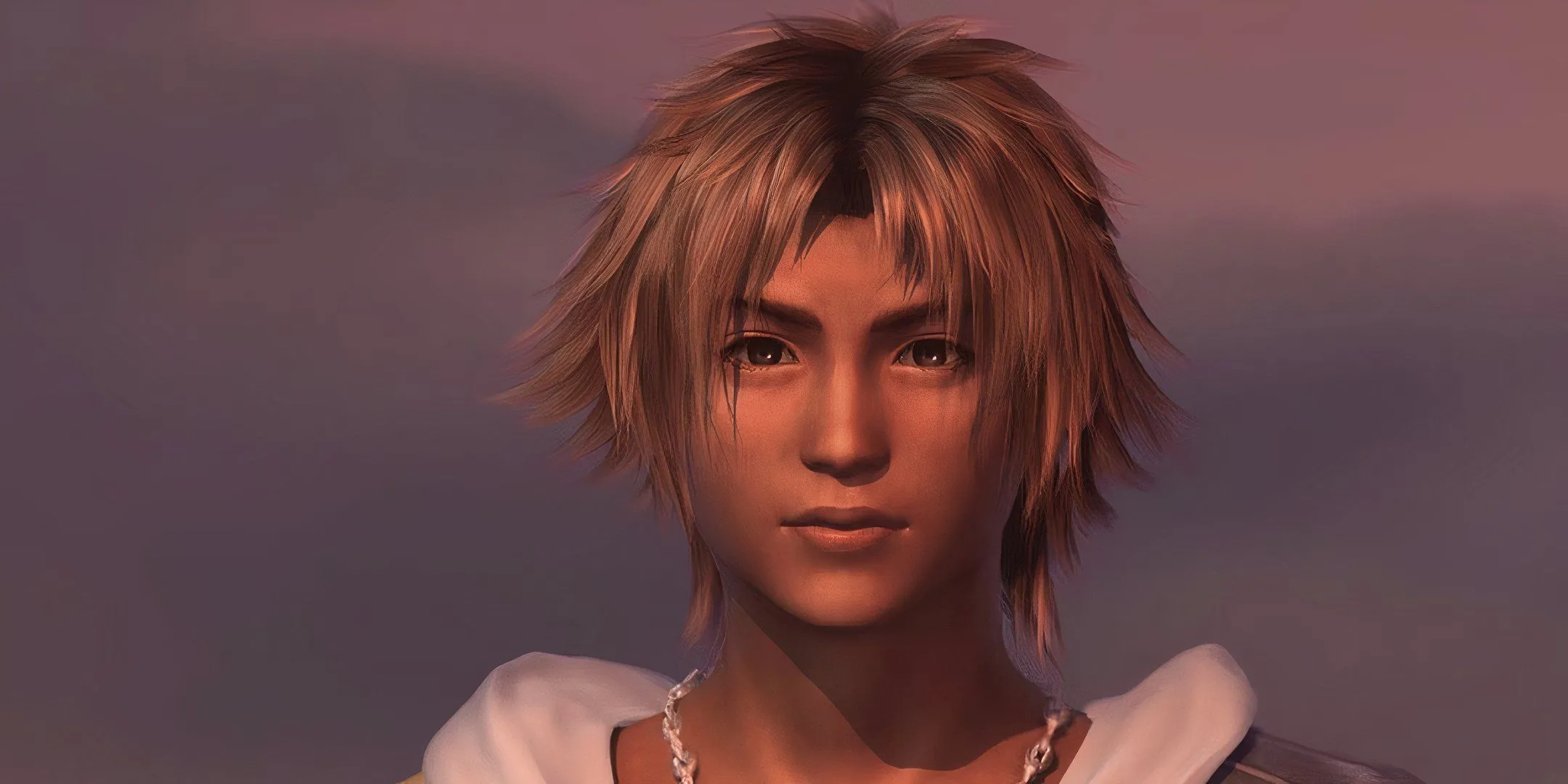 Tidus với nụ cười tự tin và mái tóc vàng đặc trưng trong Final Fantasy 10
