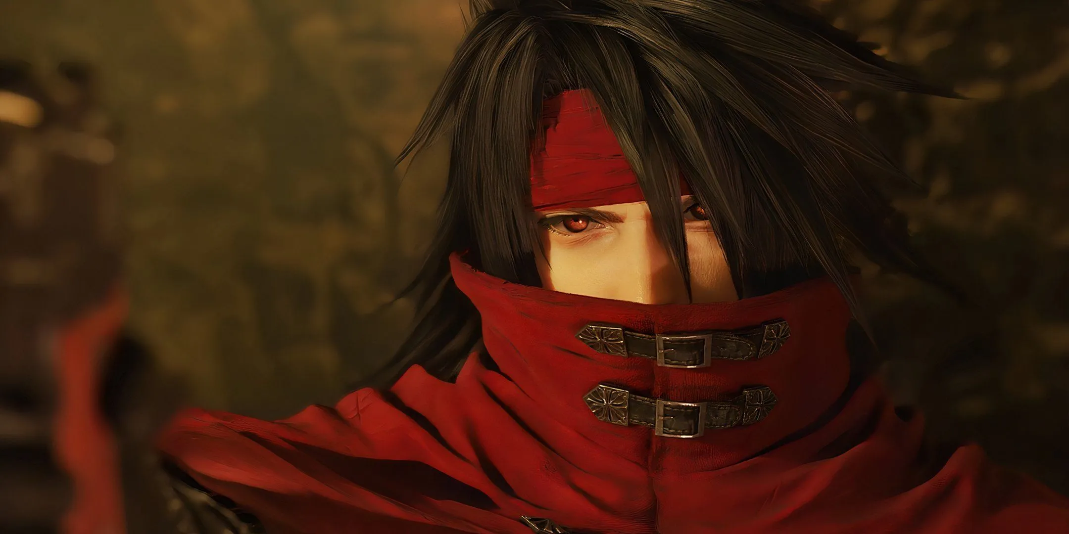 Vincent Valentine với gương mặt u ám và ánh mắt bí ẩn trong Final Fantasy 7