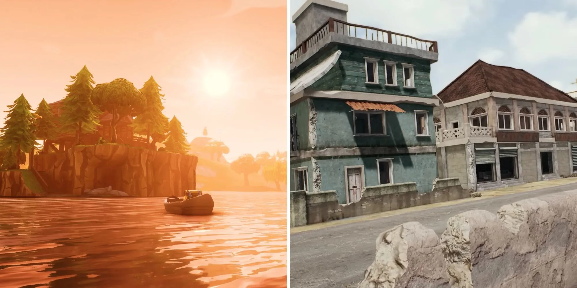 Bản đồ đa dạng và môi trường năng động của Fortnite thay đổi qua các mùa