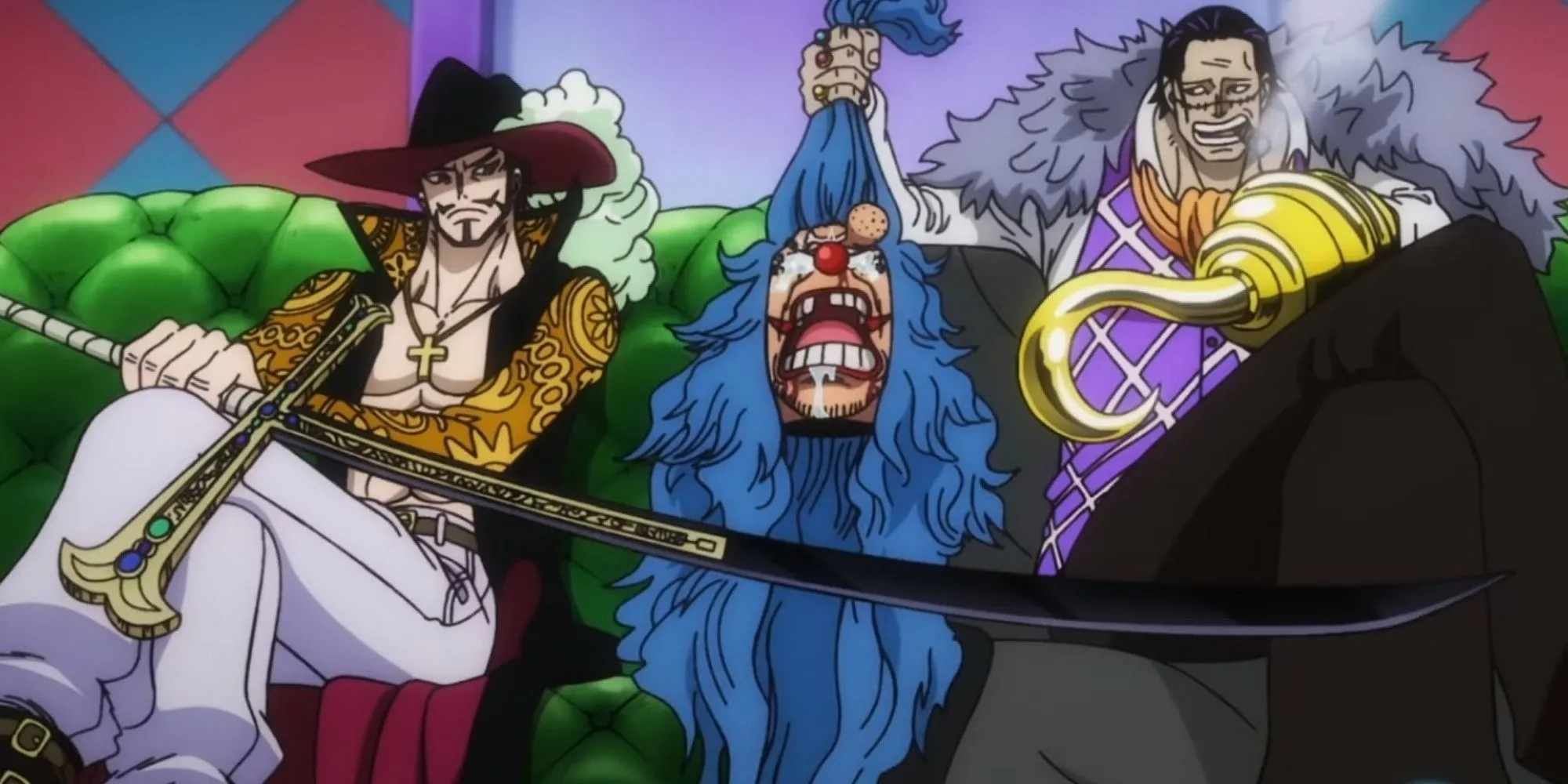 Buggy, Mihawk và Crocodile lãnh đạo Cross Guild