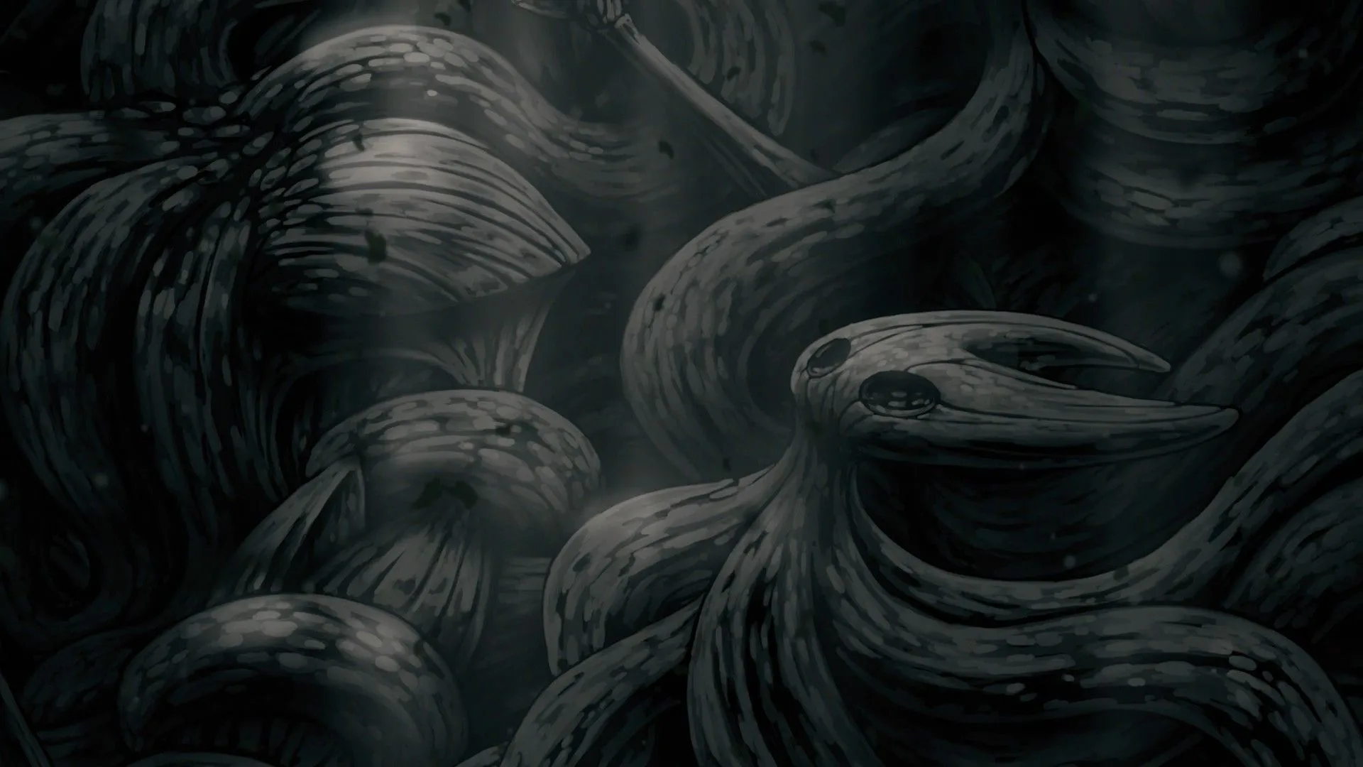 Cảnh cắt Cursed Ending trong Hollow Knight Silksong