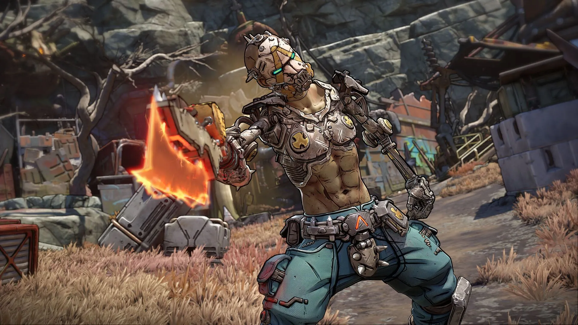 Cảnh chiến đấu hoành tráng trong Borderlands 4, Vault Hunter sử dụng kỹ năng