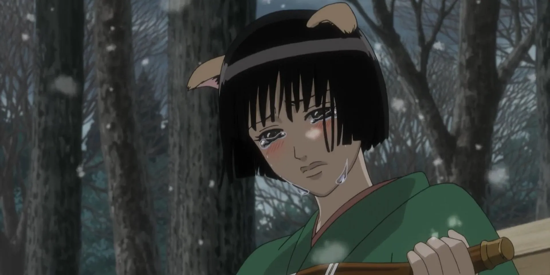 Catherine Gintama với vẻ ngoài cáu kỉnh và đôi tai mèo đặc trưng