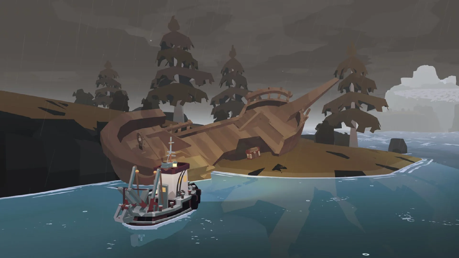 Con thuyền đơn độc khám phá vùng biển đêm đầy rẫy quái vật Cthulhu và ảo giác trong Dredge