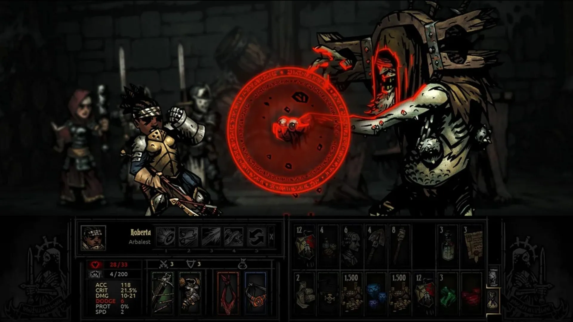 Darkest Dungeon game nhập vai roguelike quản lý stress