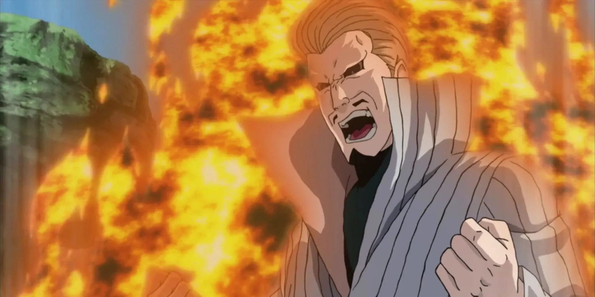 Gengetsu Hozuki, Mizukage Đệ Nhị, sử dụng ảo ảnh từ con hàu khổng lồ