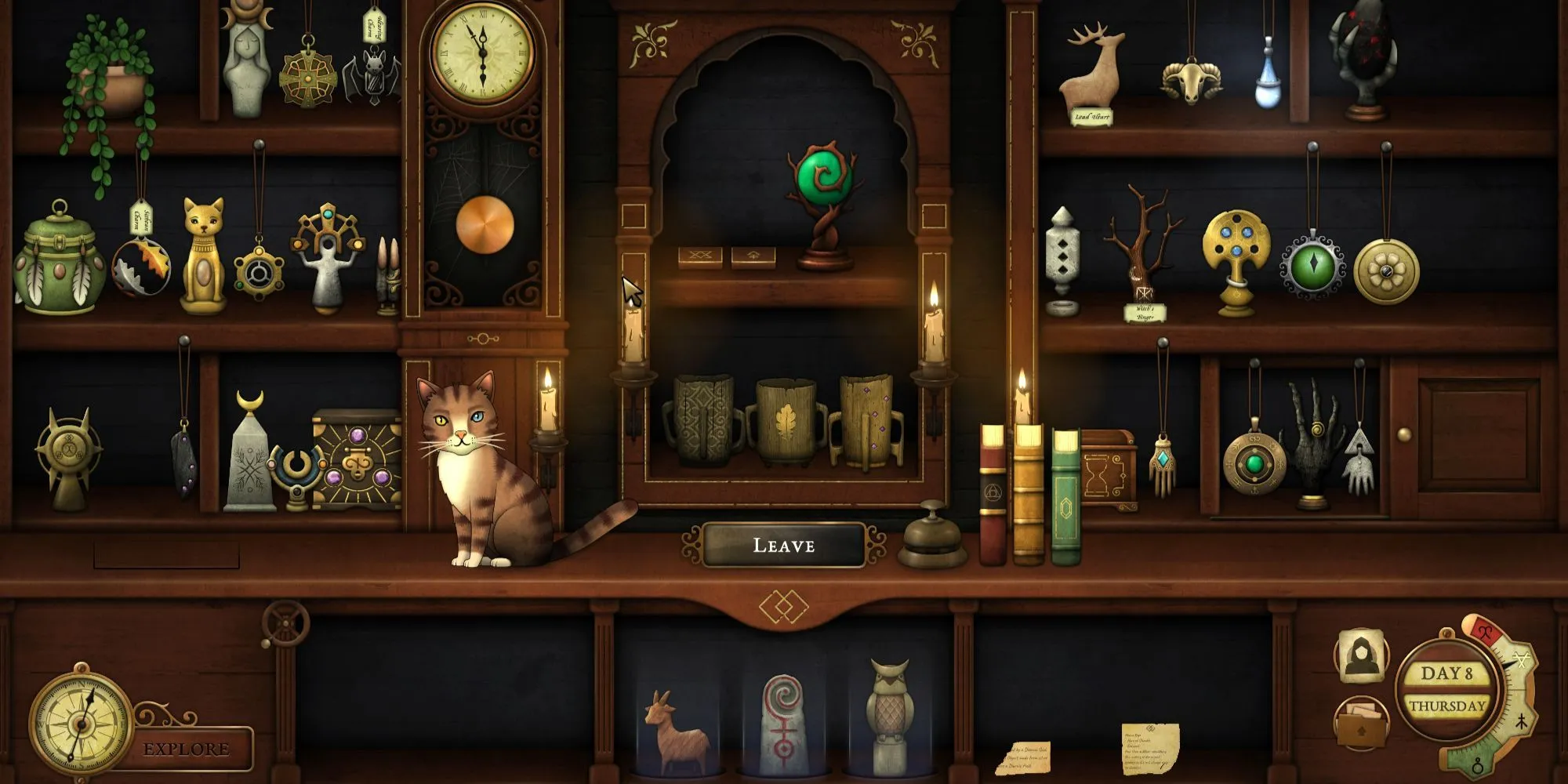 Giải xong câu đố ba bệ thờ Strange Antiquities với Selenic Totem