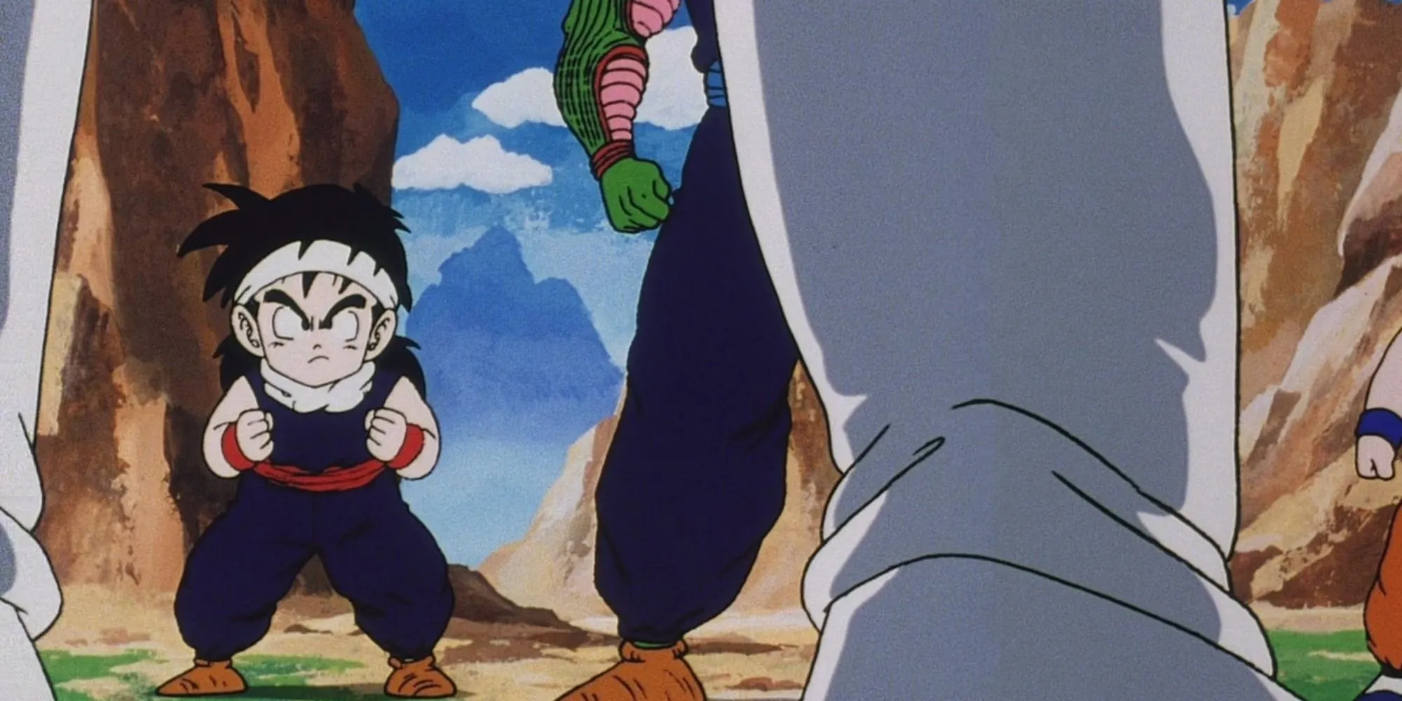 Gohan tập luyện khắc nghiệt cùng Piccolo giữa hoang dã, khởi đầu cho một mối quan hệ thầy trò đặc biệt và đầy thử thách.