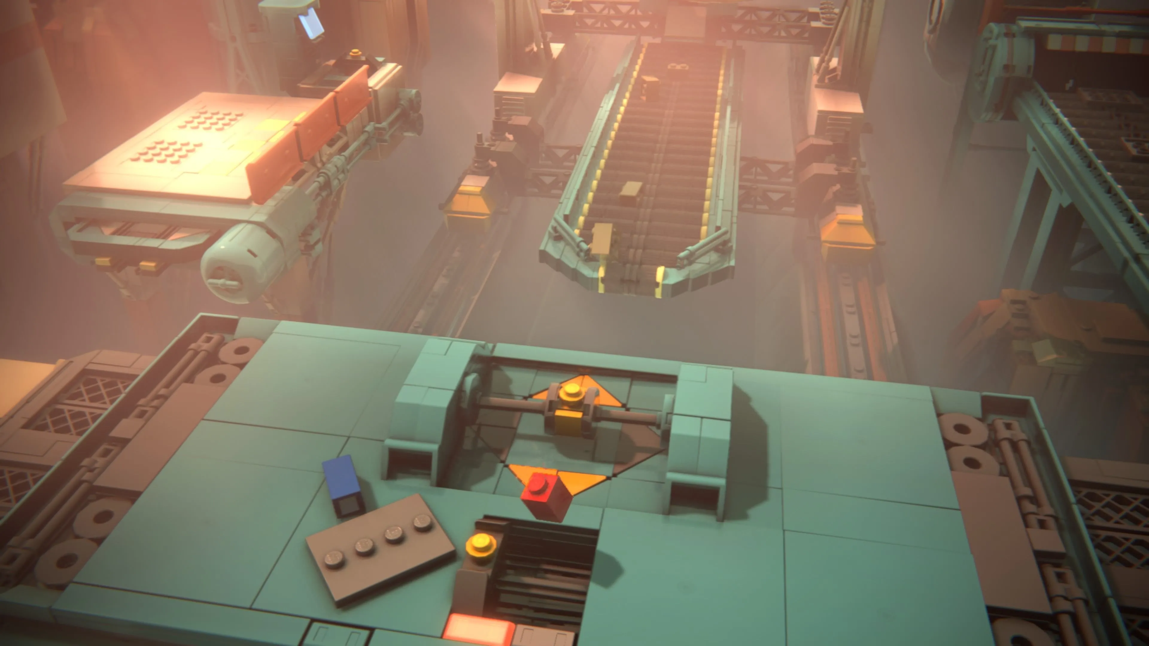 Khung cảnh thế giới đầy màu sắc và chi tiết của LEGO Voyagers, toát lên vẻ đẹp indie cuốn hút