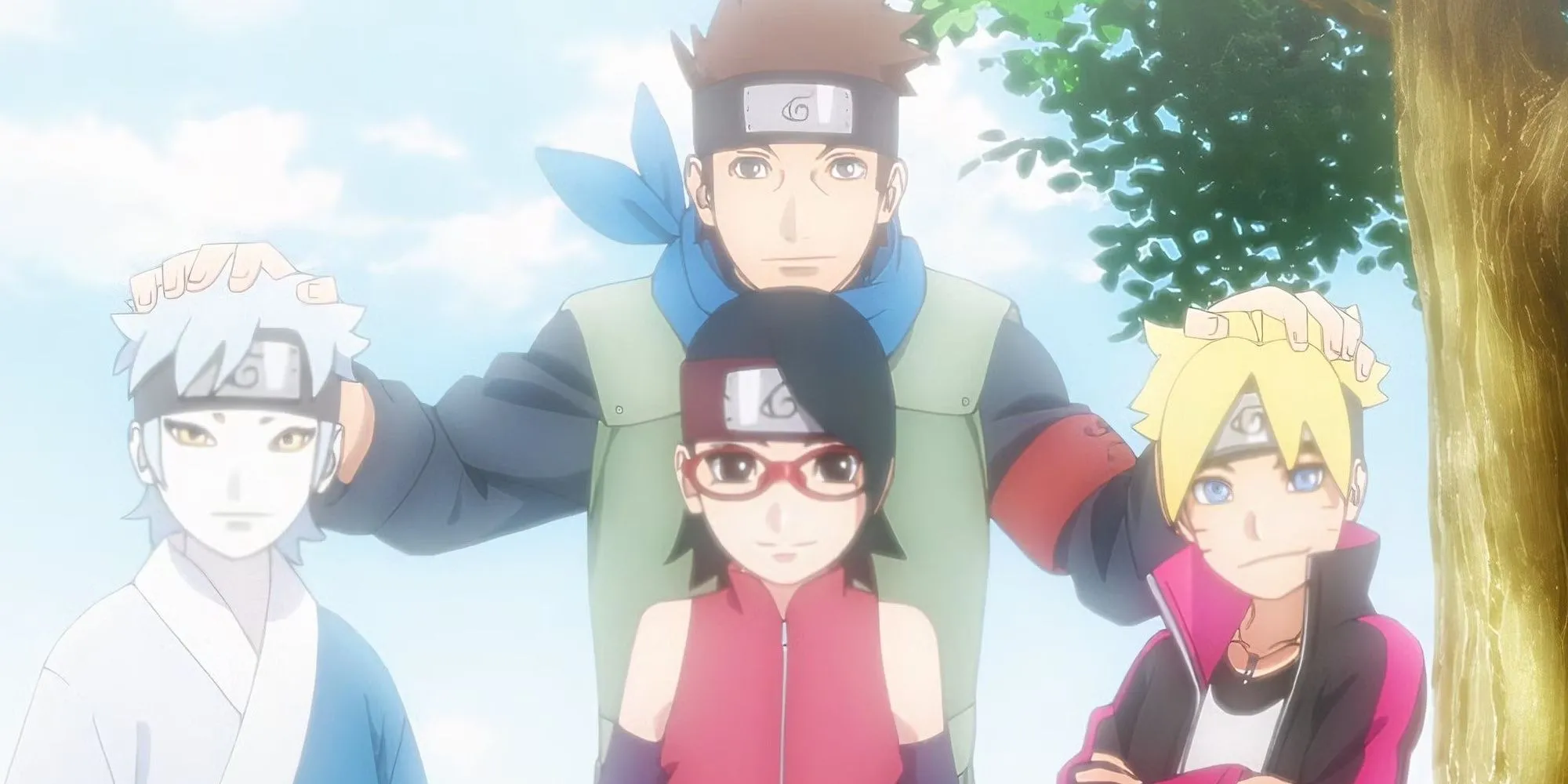 Konohamaru Sarutobi cùng đội của mình, bí ẩn về người cha.