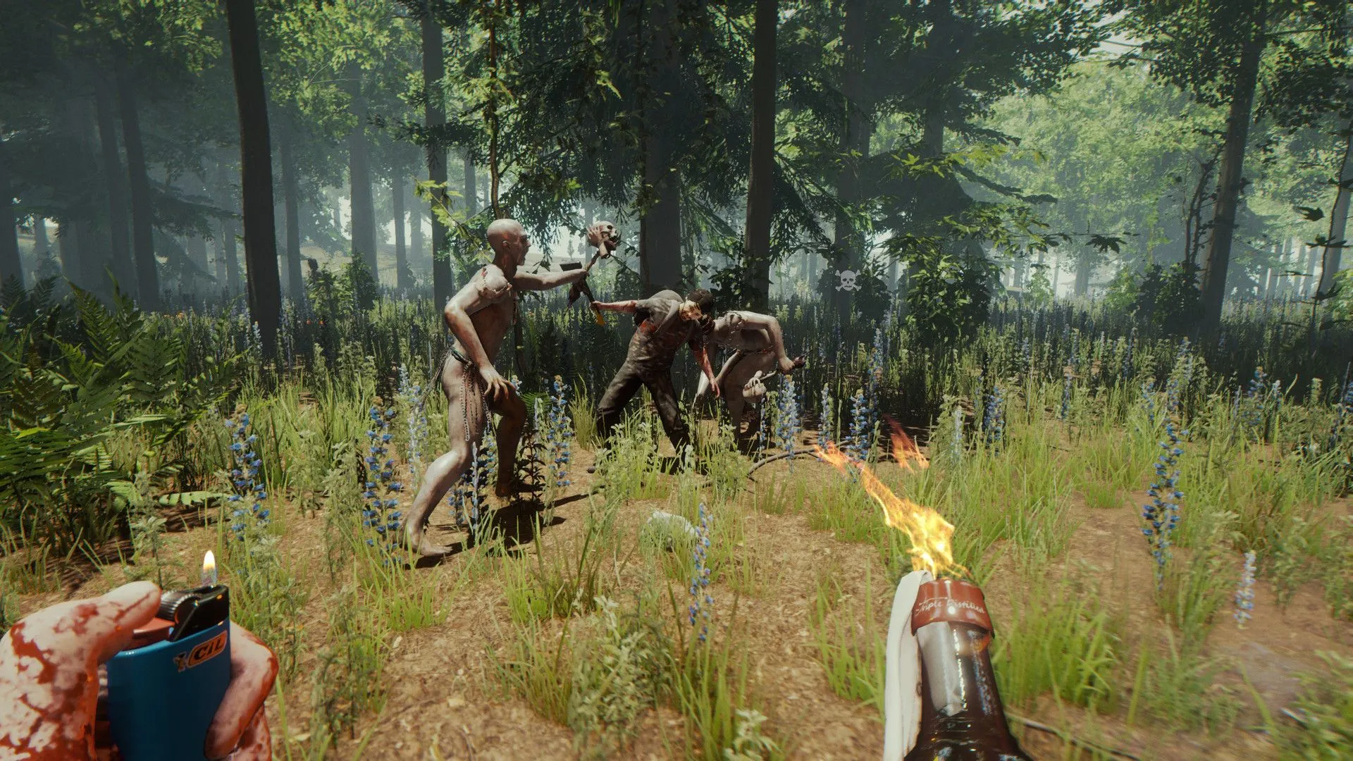 Người chơi sinh tồn giữa rừng rậm và thổ dân ăn thịt trong The Forest, game kinh dị sinh tồn co-op