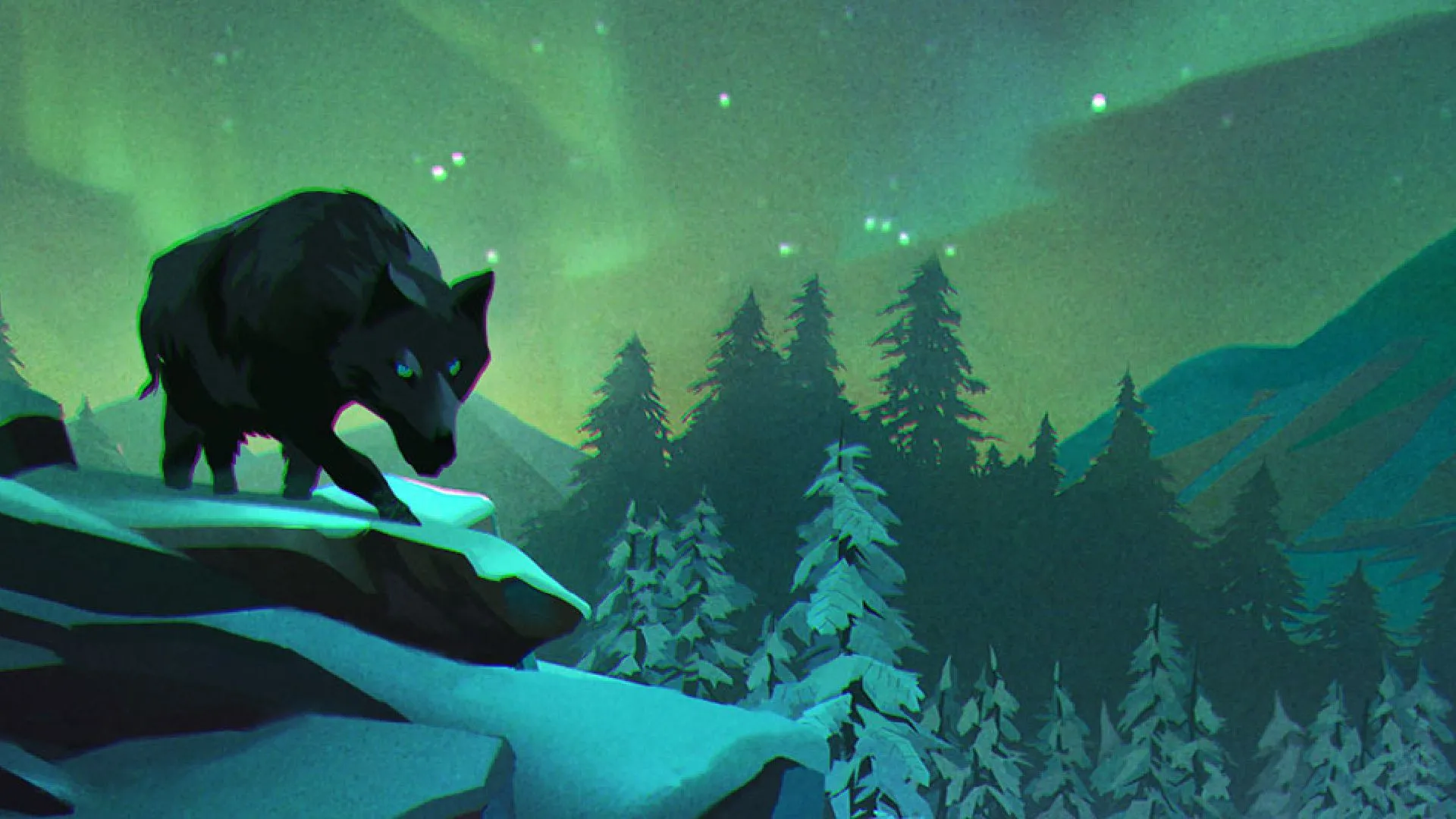 Phong cảnh tuyết trắng xóa và hiện tượng cực quang Aurora đầy ám ảnh trong game sinh tồn The Long Dark