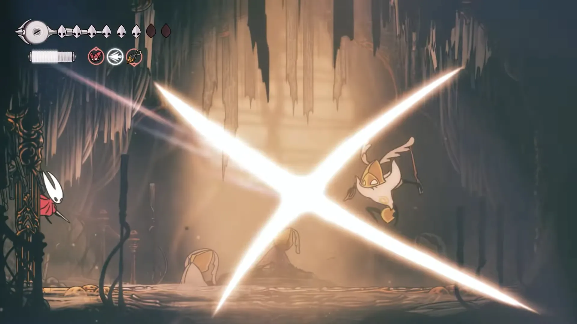 Second Sentinel uy nghi trong Hollow Knight Silksong